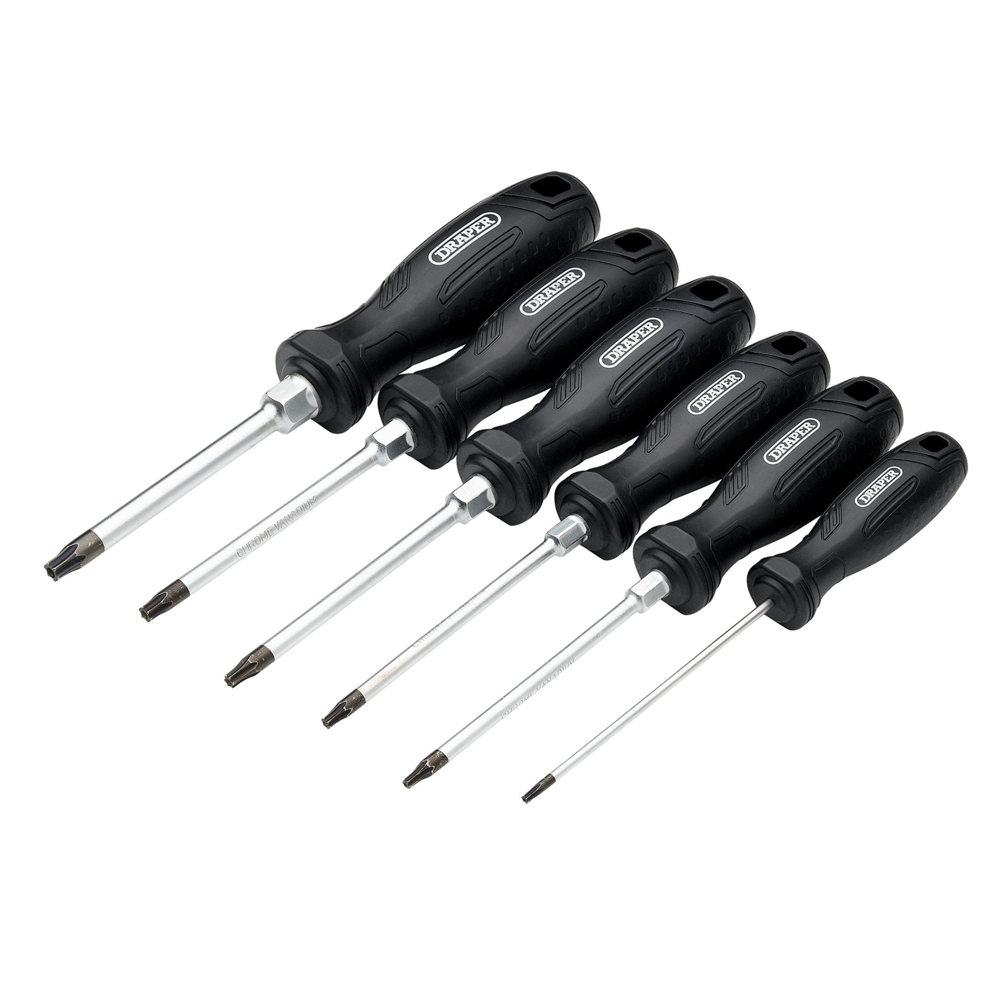 Draper-TX-STAR®-Tamperproof-Hard-Grip-Screwdriver-Set-(6-Piece)