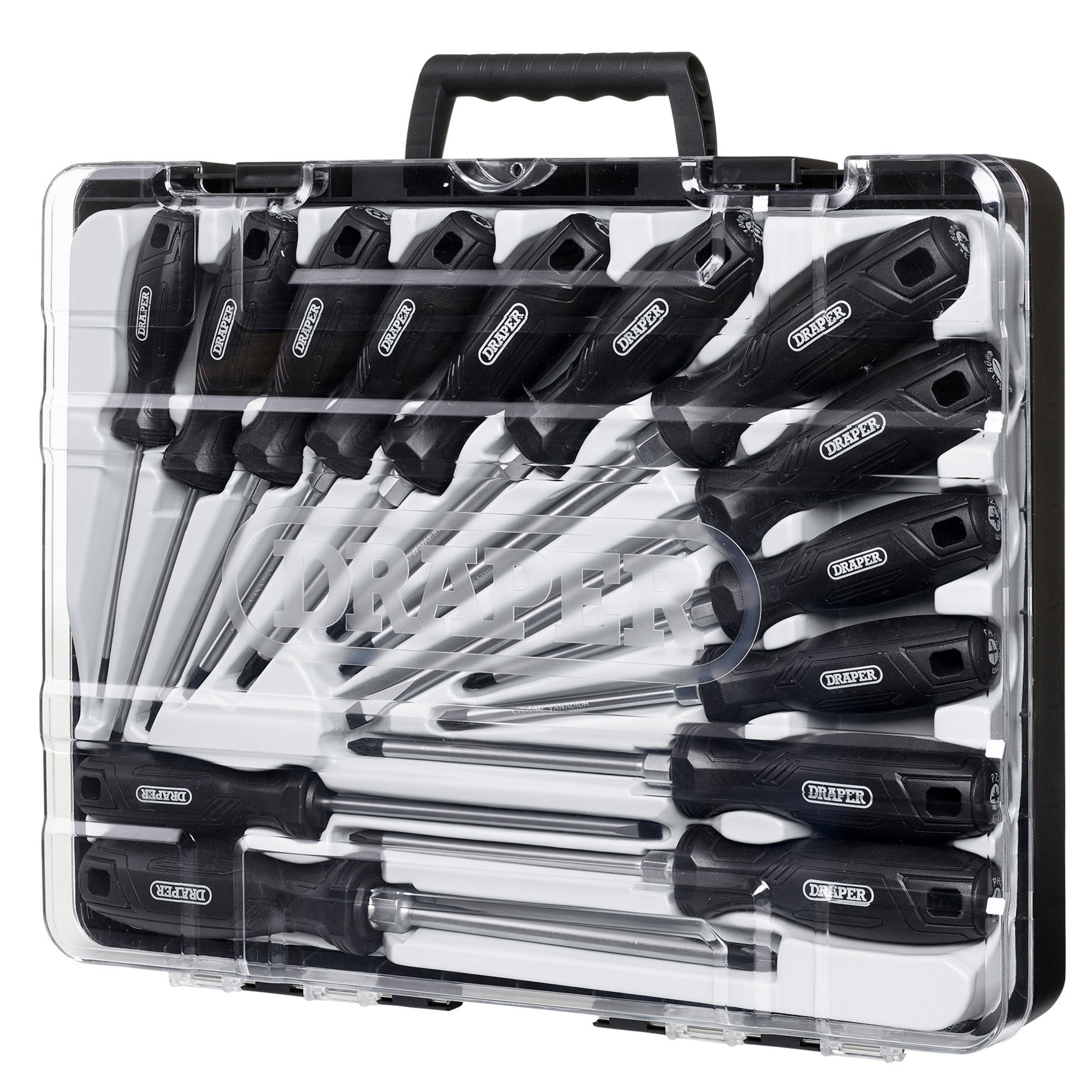 Hard-Grip-Screwdriver-Set-with-Draper-TX-STAR®-(14-Piece)