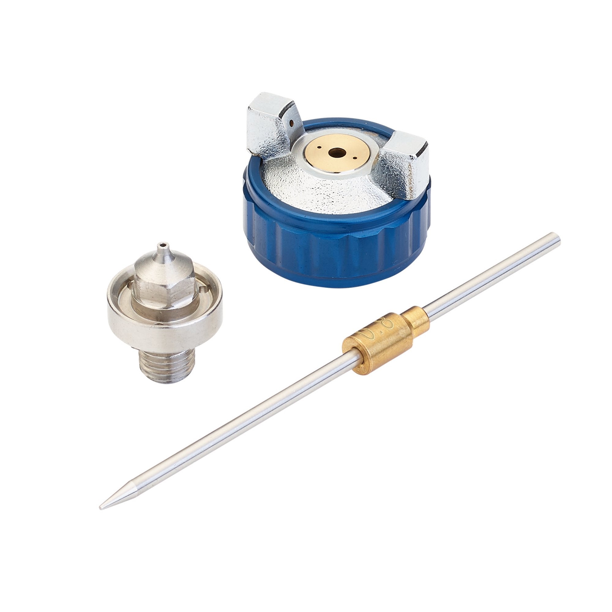 Spare-0.8mm-Nozzle,-Needle-and-Cap-Set-for-Spray-Guns-09708-and-09709