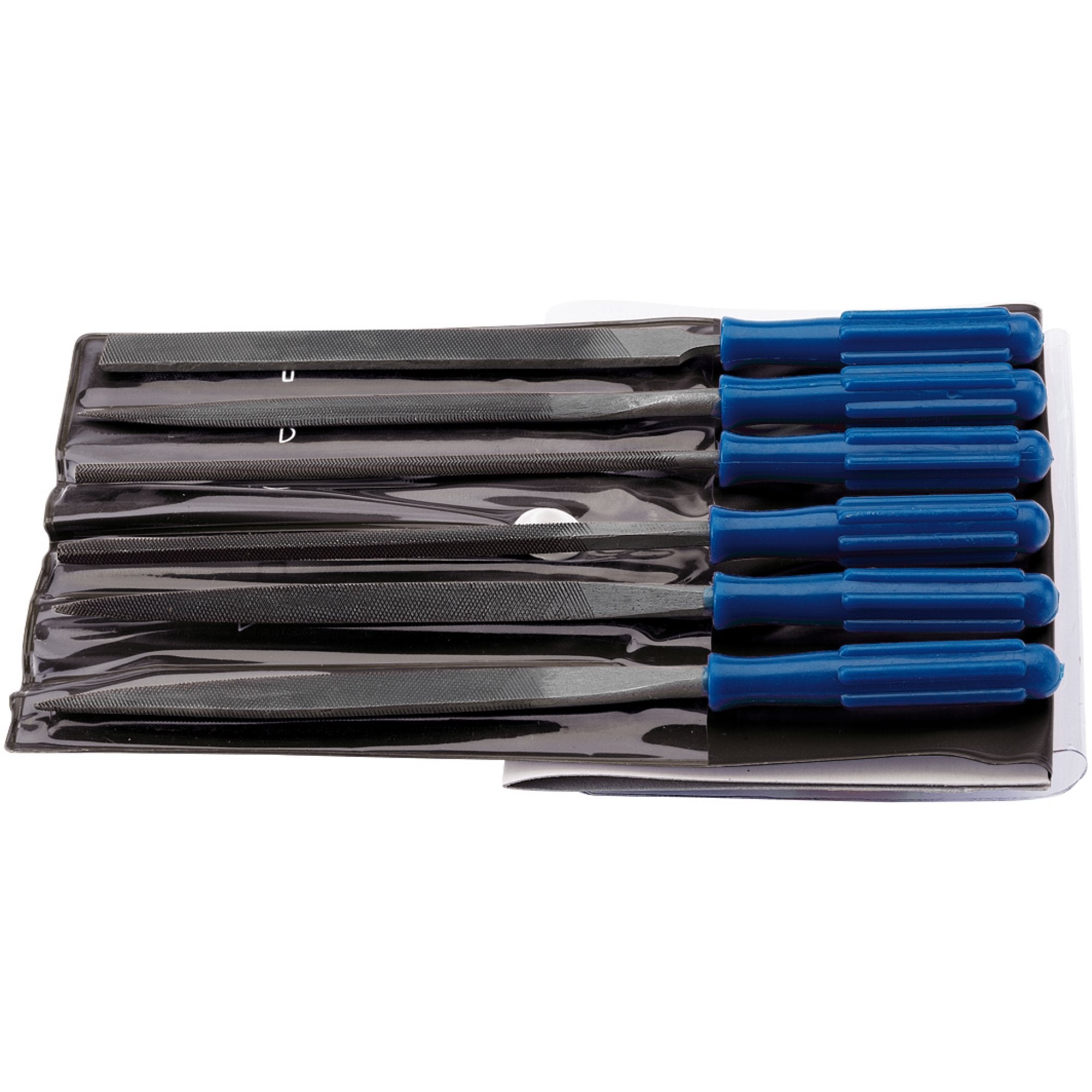 Warding-File-Set-with-Handles,-100mm-(6-Piece)