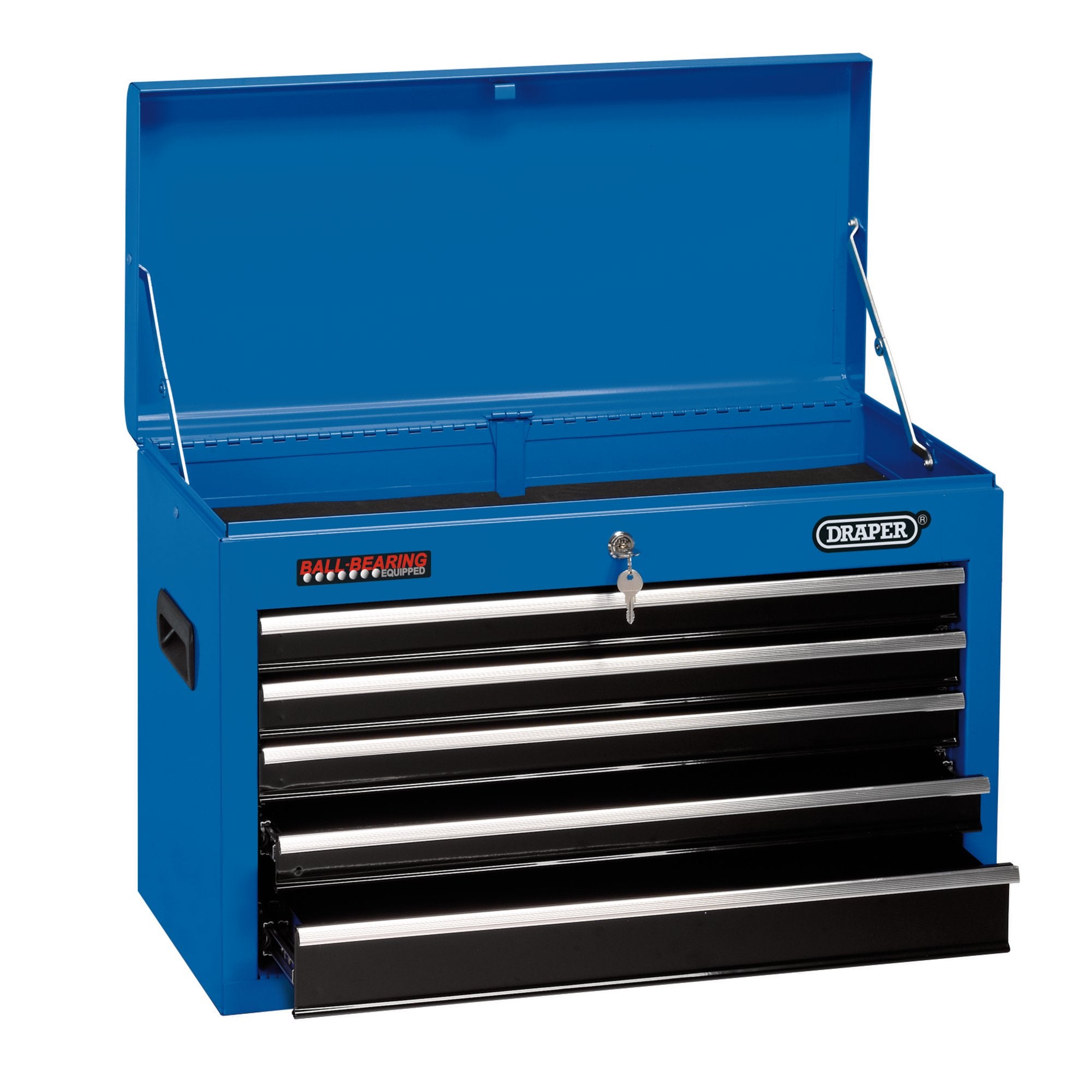 Tool-Chest,-5-Drawer,-26",-Blue