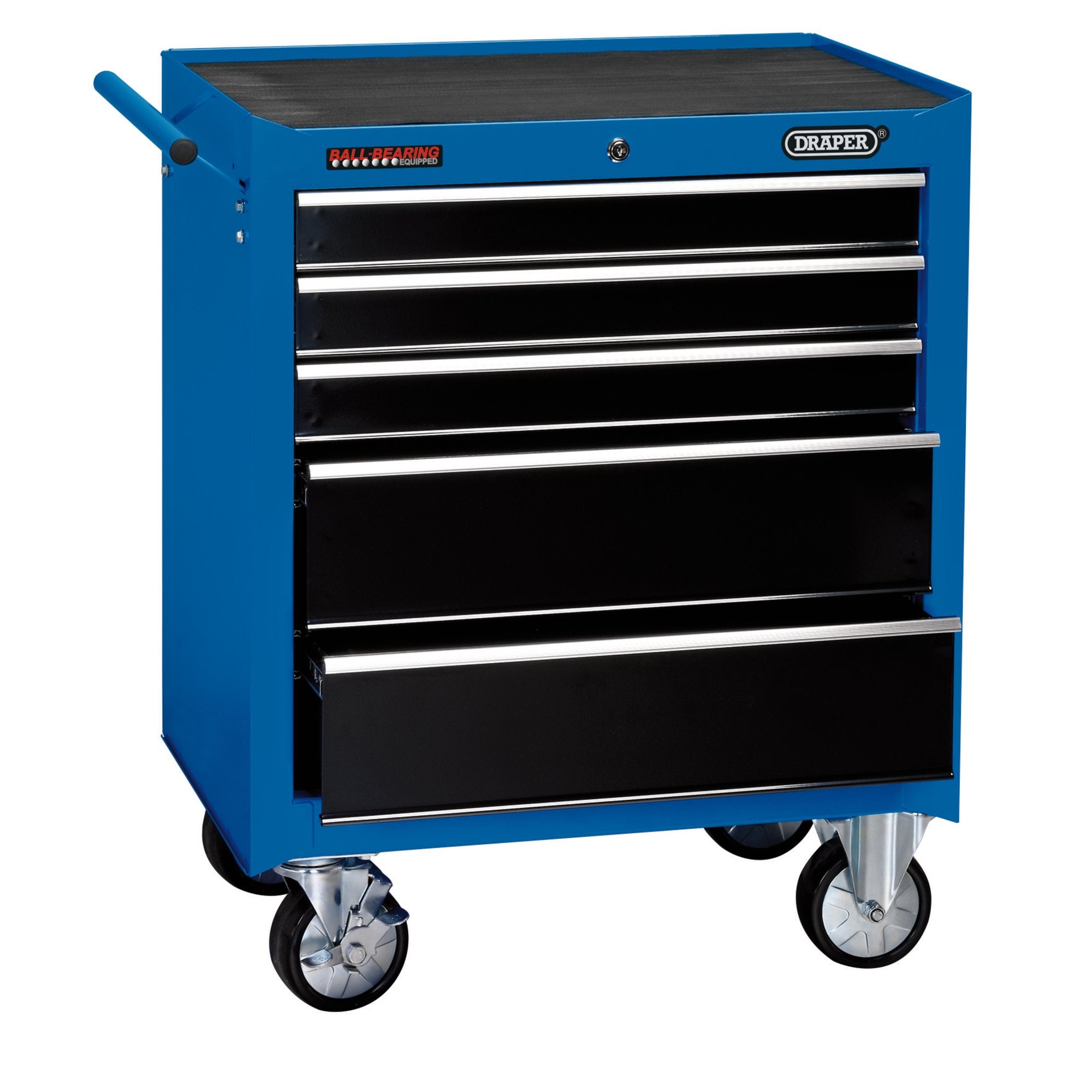 Roller-Tool-Cabinet,-5-Drawer,-26",-Blue