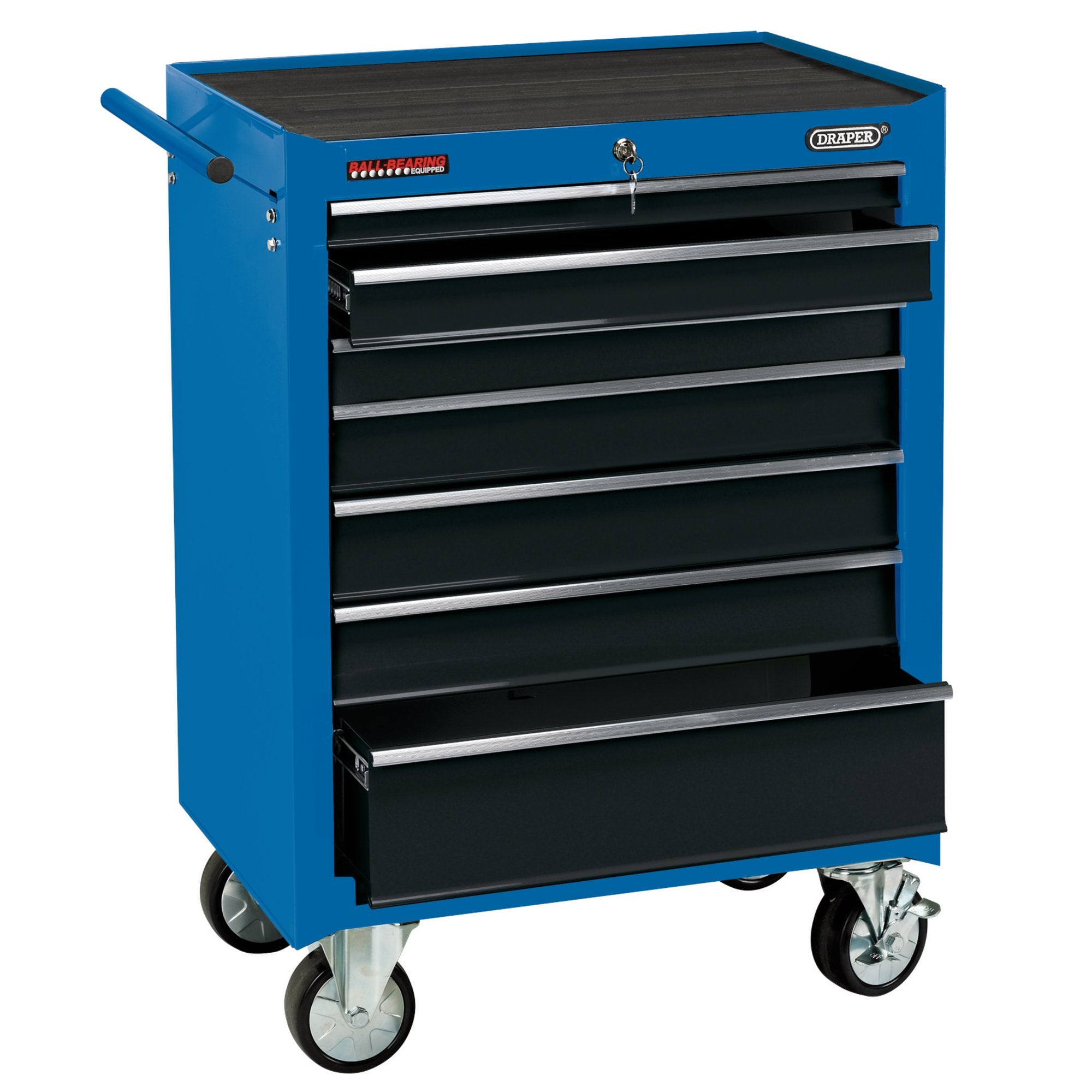 Roller-Tool-Cabinet,-7-Drawer,-26",-Blue