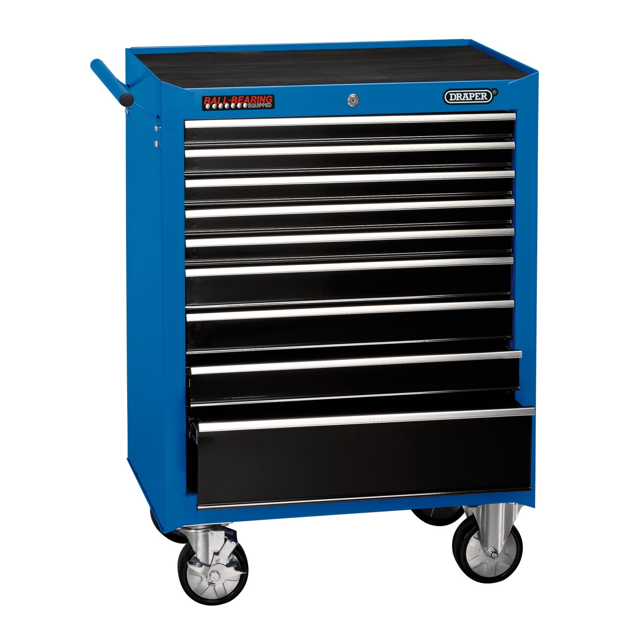 Roller-Tool-Cabinet,-9-Drawer,-26",-Blue