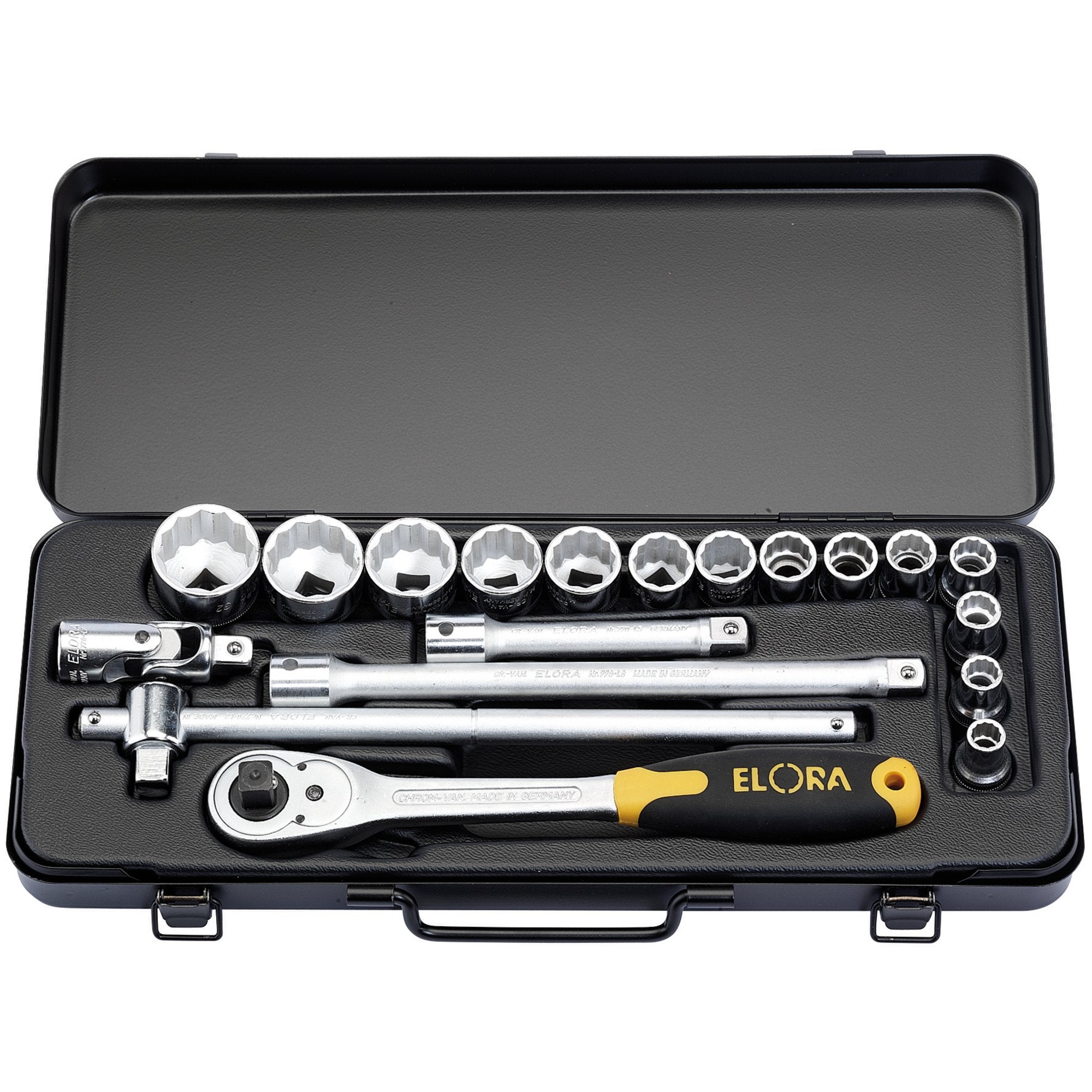 Metric-Socket-Set,-1/2"-Sq.-Dr.-(19-Piece)