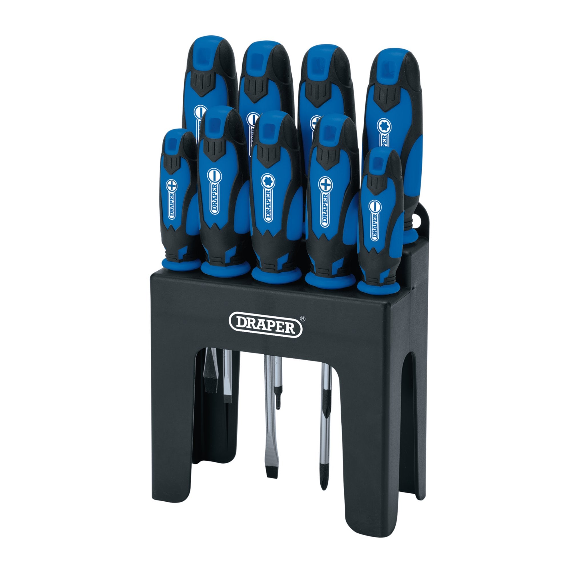 Soft-Grip-Screwdriver-Set,-Blue-(9-Piece)