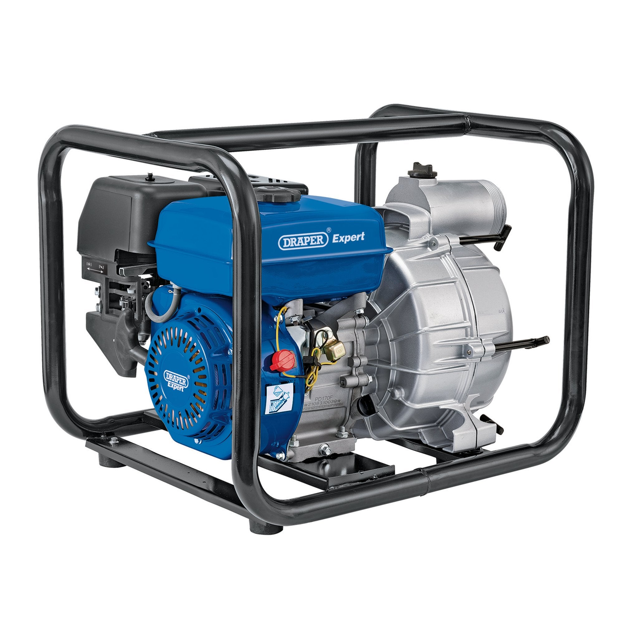 Draper-Expert-Petrol-Trash-Water-Pump,-750L/min,-7HP