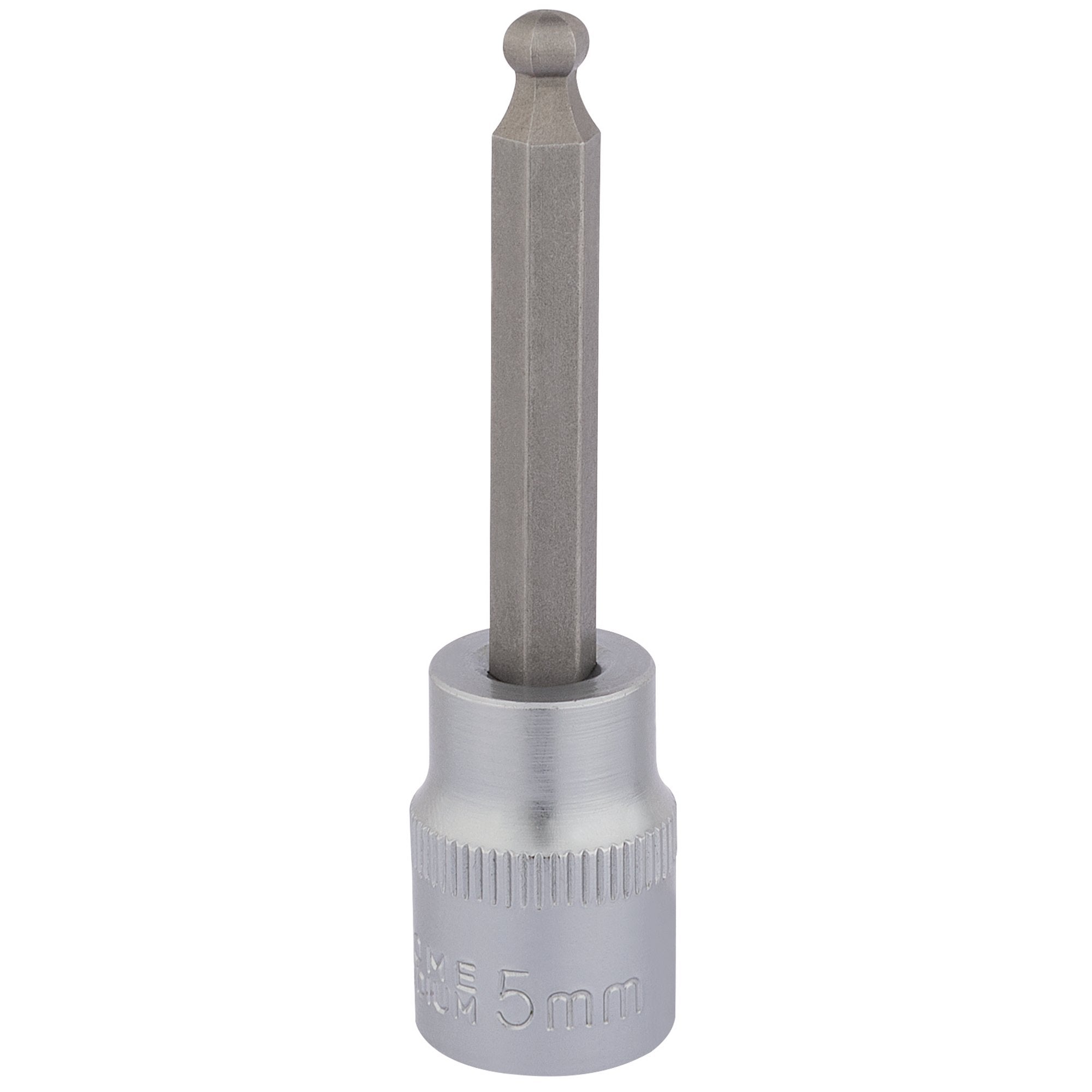 Ball-End-Hexagonal-Socket-Bits,-3/8"-Sq.-Dr.,-5mm