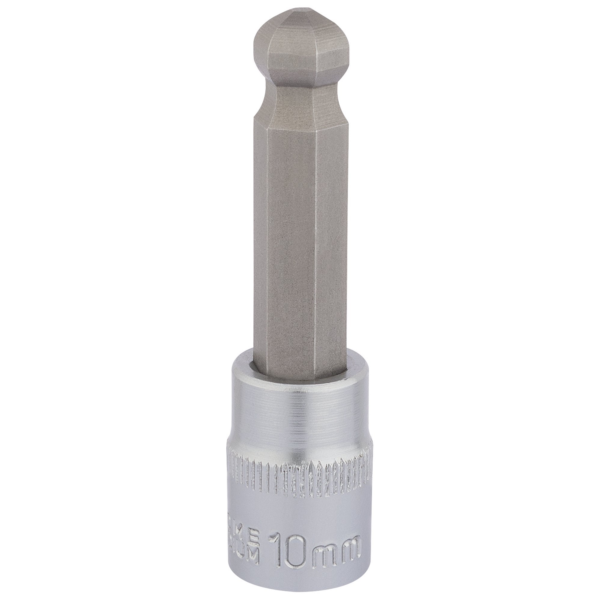 Ball-End-Hexagonal-Socket-Bits,-3/8"-Sq.-Dr.,-10mm