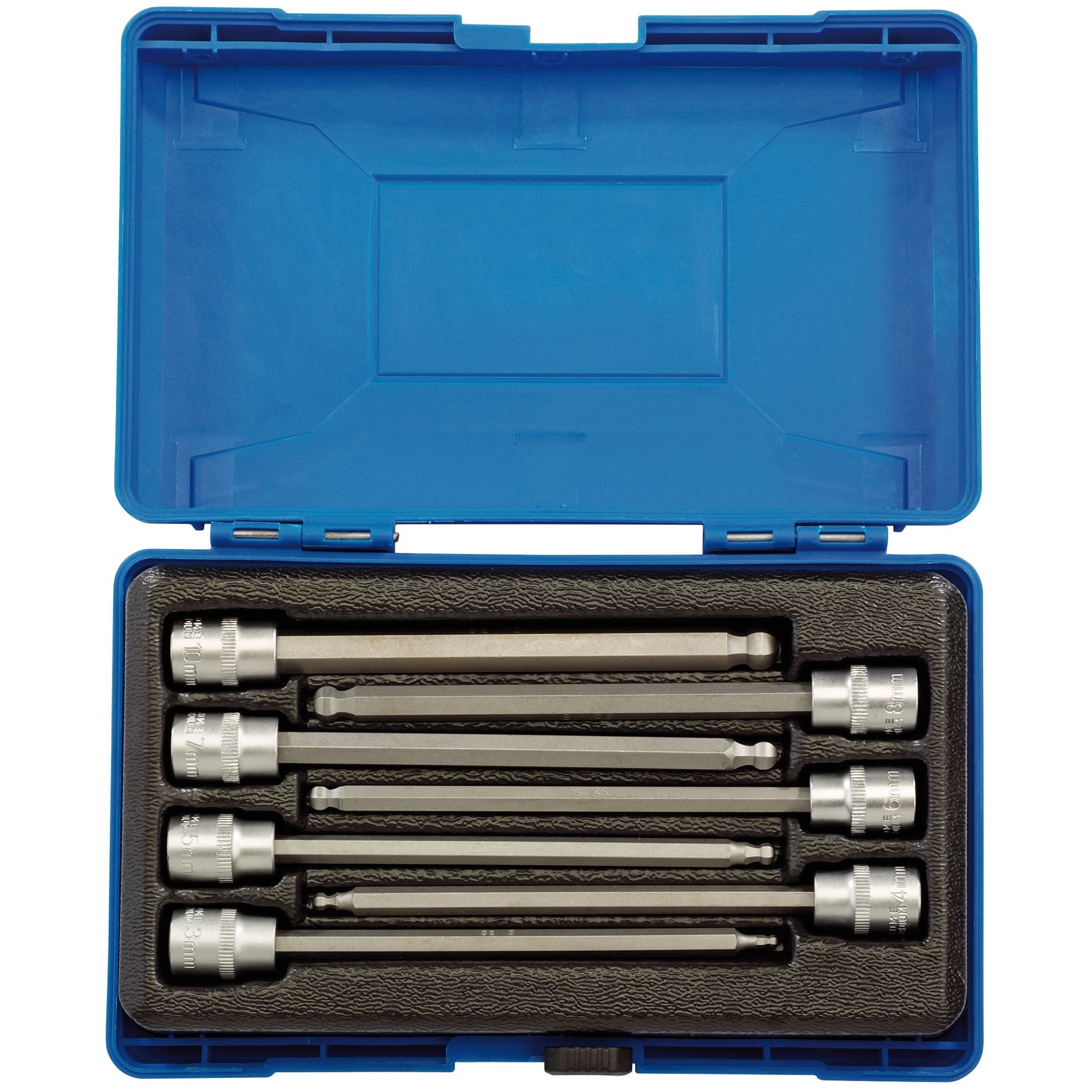 Hexagonal-Socket-Bit-Set,-3/8"-Sq.-Dr.-(7-Piece)