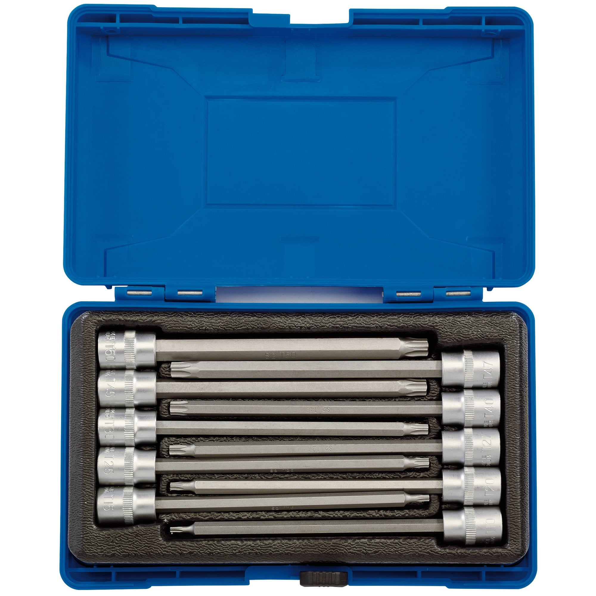 Draper-TX-STAR®-Long-Socket-Bit-Set,-3/8"-Sq.-Dr.,-150mm-(10-Piece)