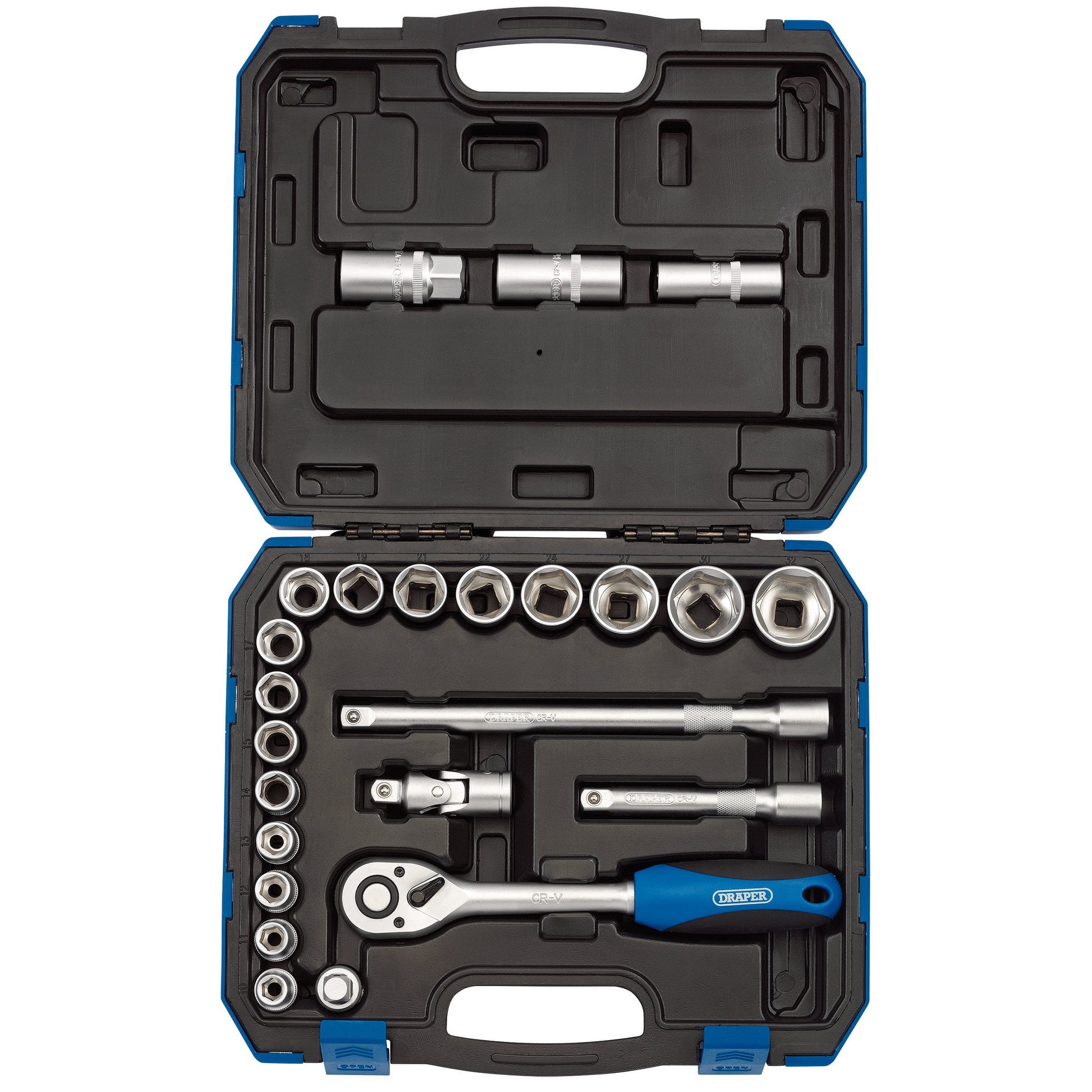 Metric-Socket-Set,-1/2"-Sq.-Dr.-(24-Piece)