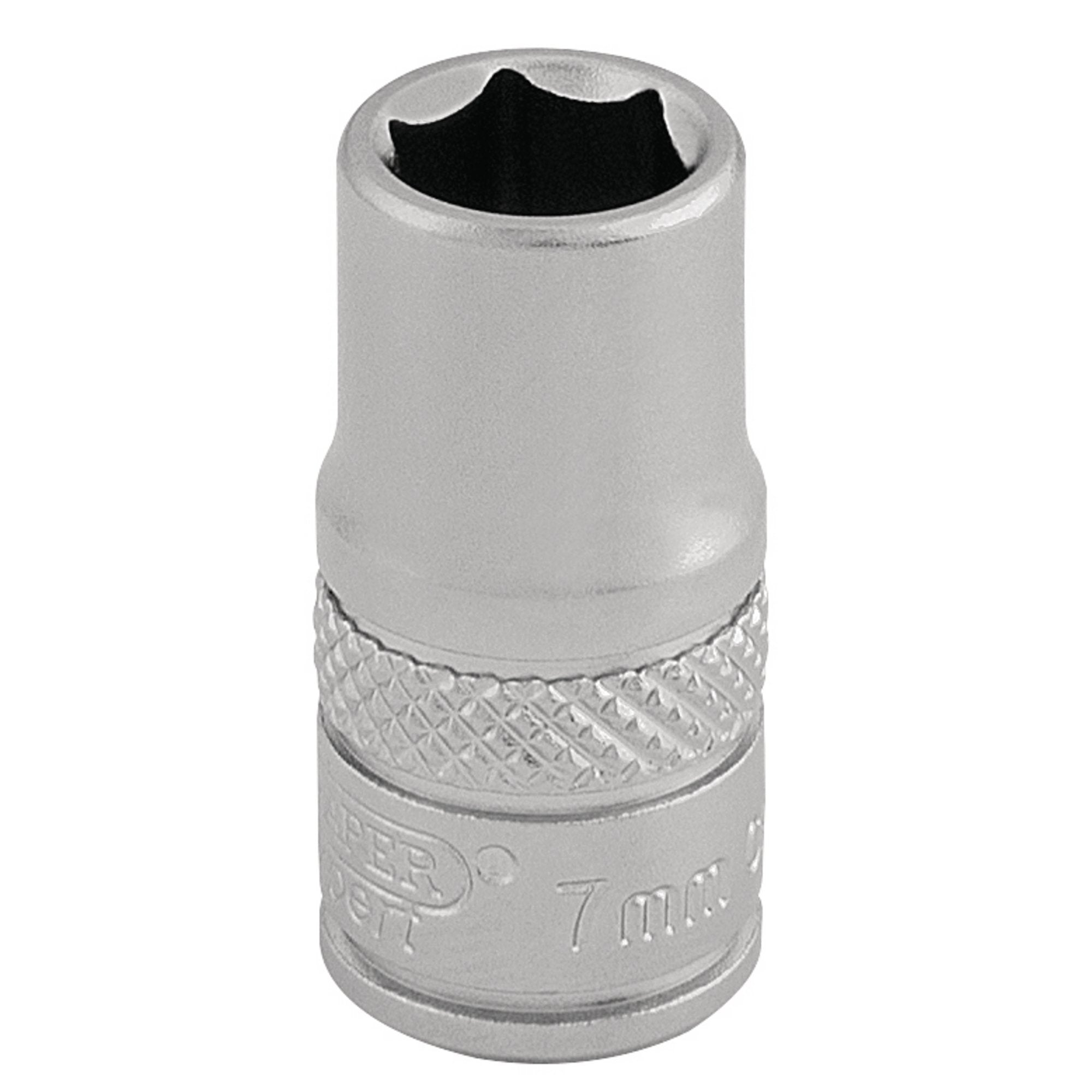 Socket,-1/4"-Sq.-Dr.,-7mm