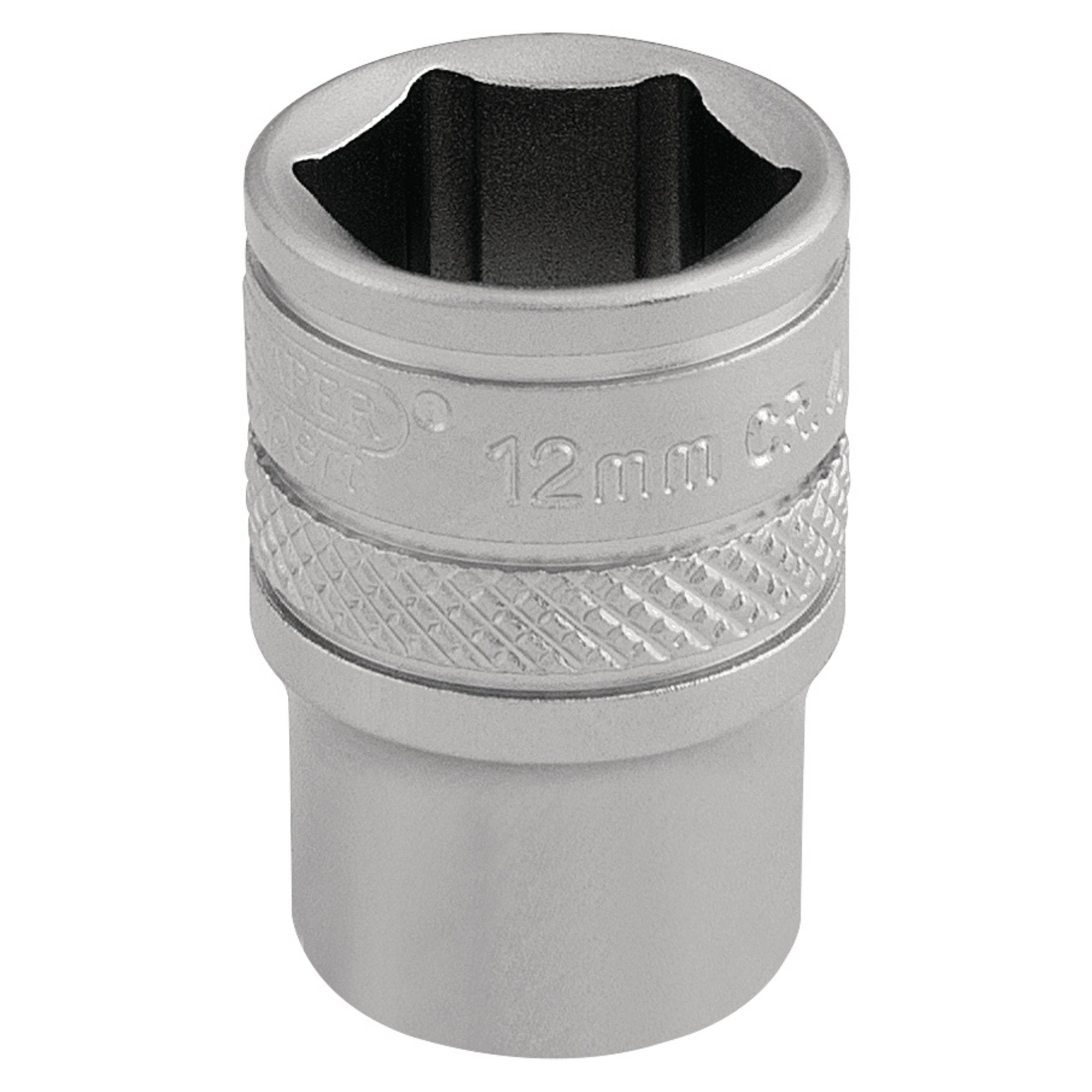 Socket,-1/4"-Sq.-Dr.,-12mm