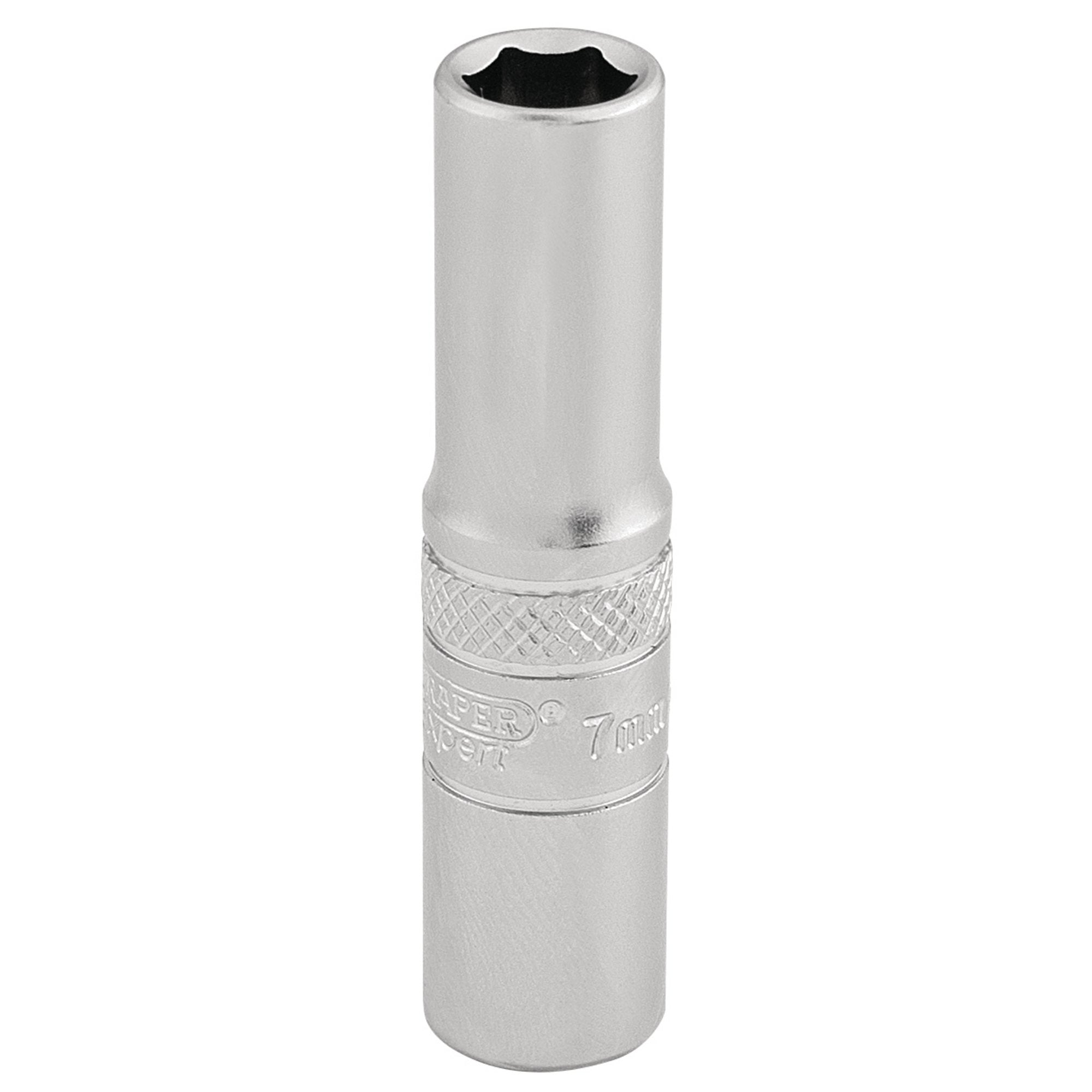 6-Point-Deep-Socket,-1/4"-Sq.-Dr.,-7mm
