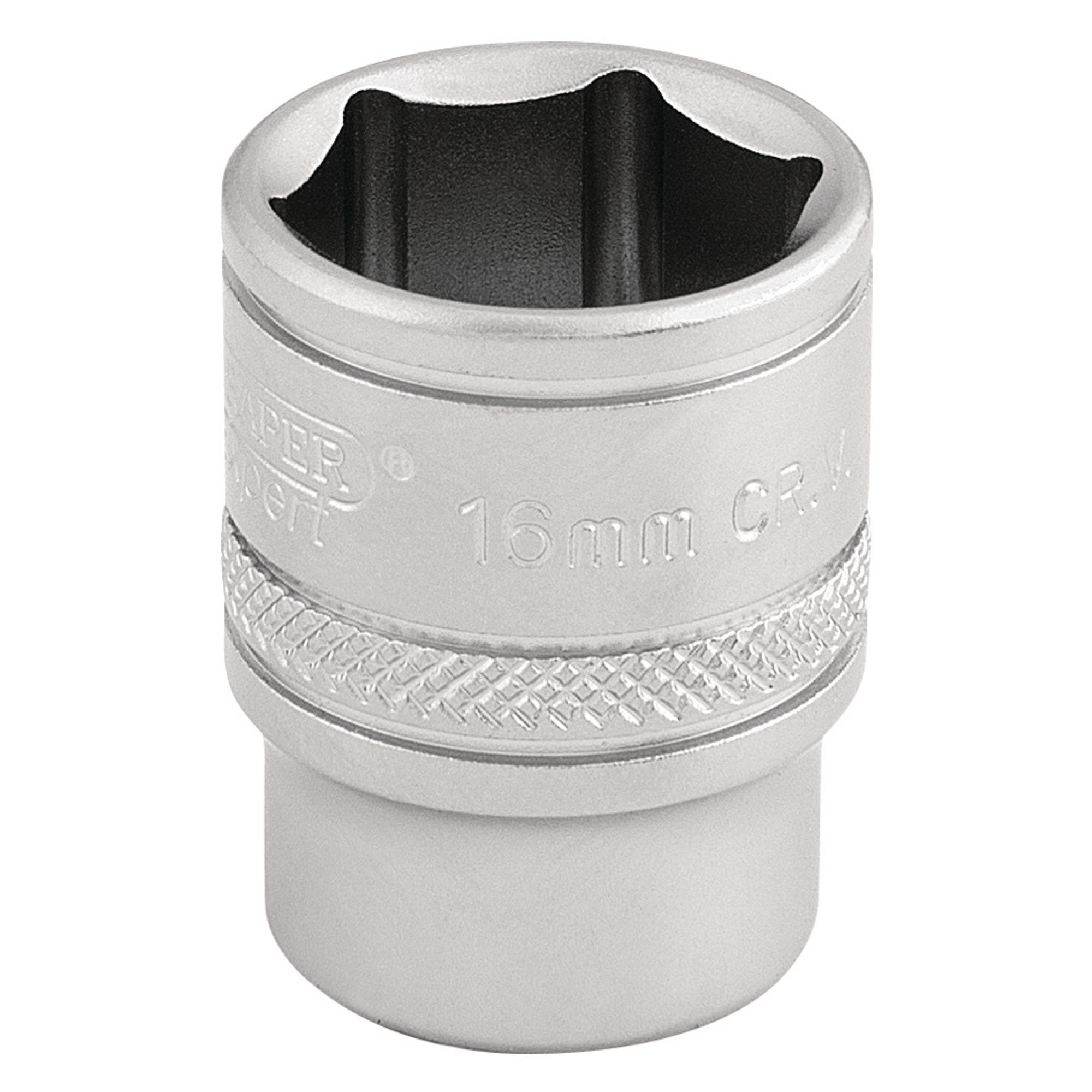 6-Point-Metric-Socket,-3/8"-Sq.-Dr.,-16mm
