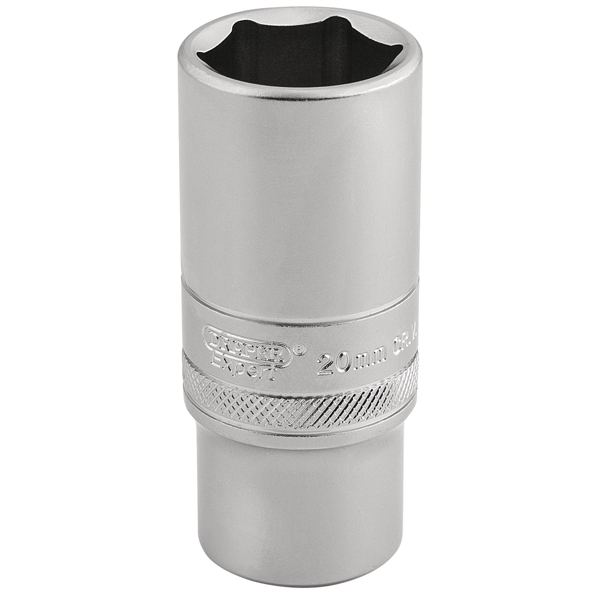 6-Point-Metric-Deep-Socket,-3/8"-Sq.-Dr.,-20mm