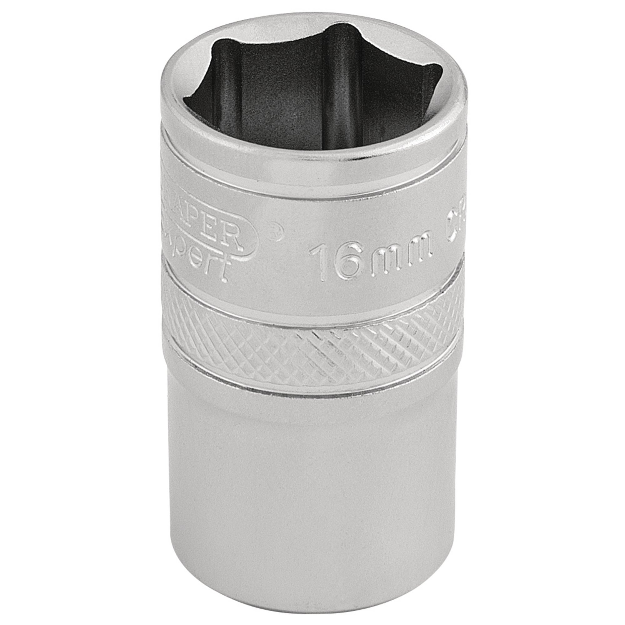 6-Point-Metric-Socket,-1/2"-Sq.-Dr.,-16mm