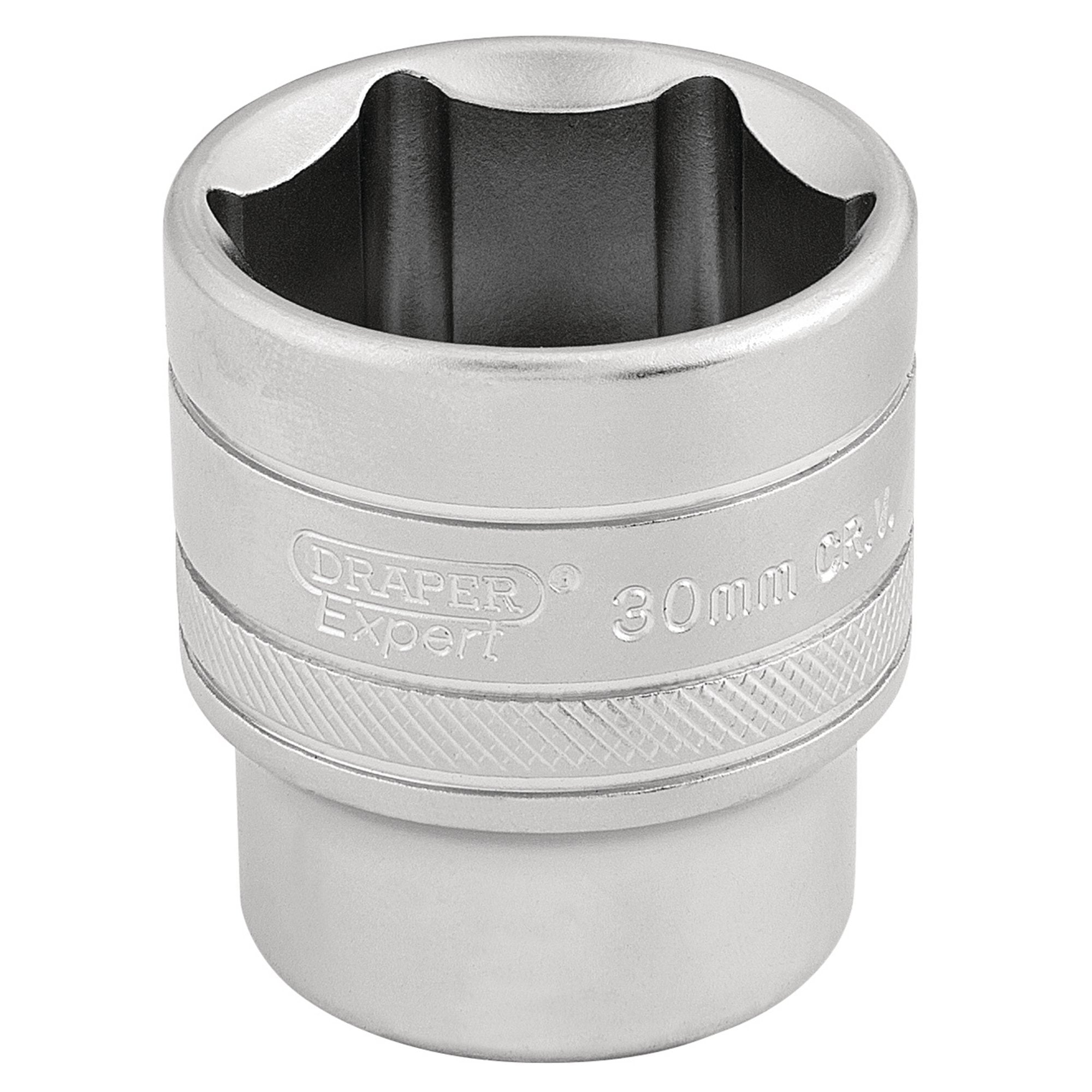 6-Point-Metric-Socket,-1/2"-Sq.-Dr.,-30mm