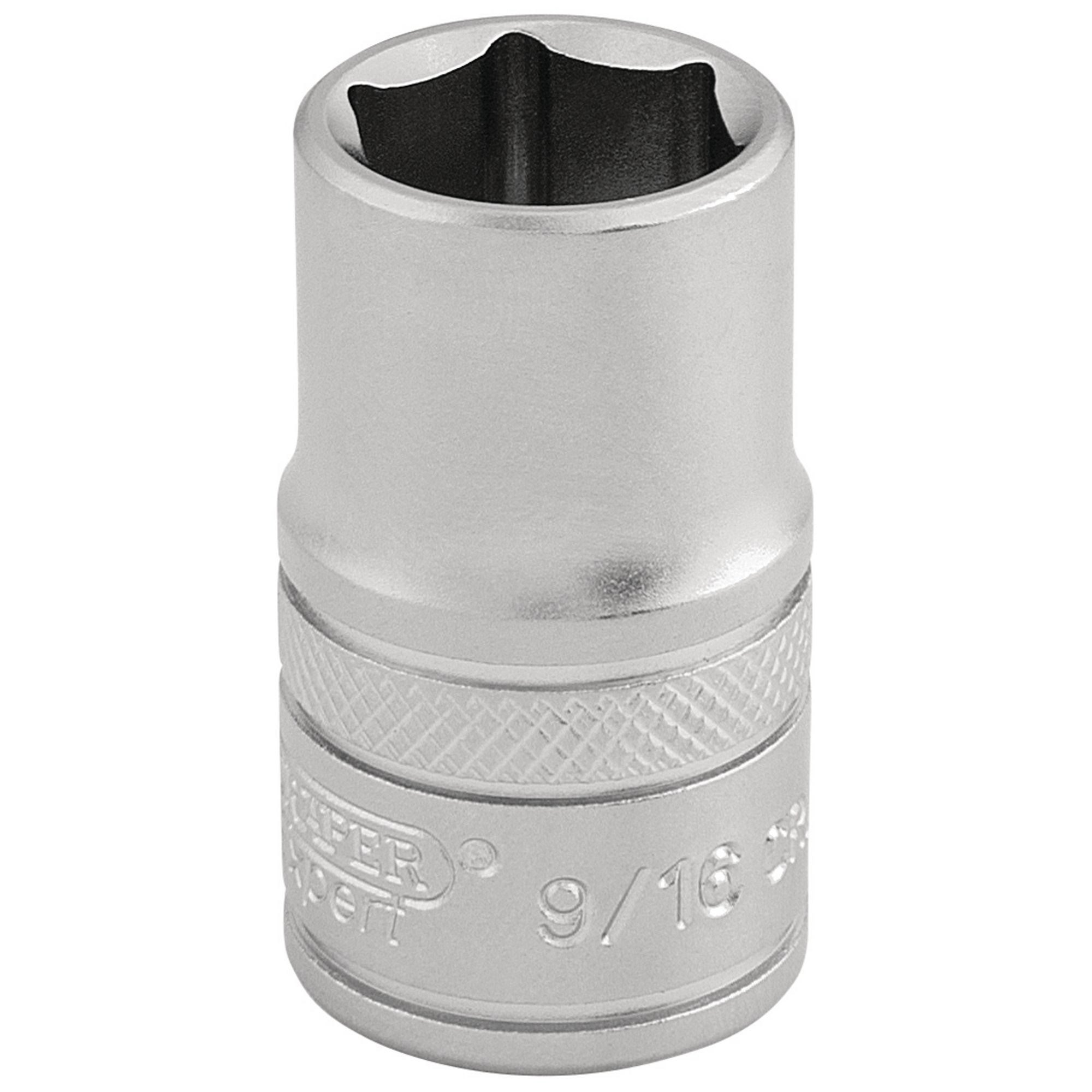 6-Point-Imperial-Socket,-1/2"-Sq.-Dr.,-9/16"
