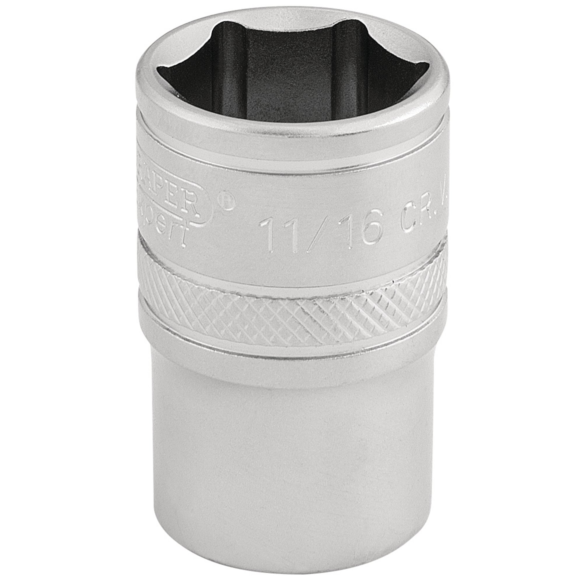 6-Point-Imperial-Socket,-1/2"-Sq.-Dr.,-11/16"