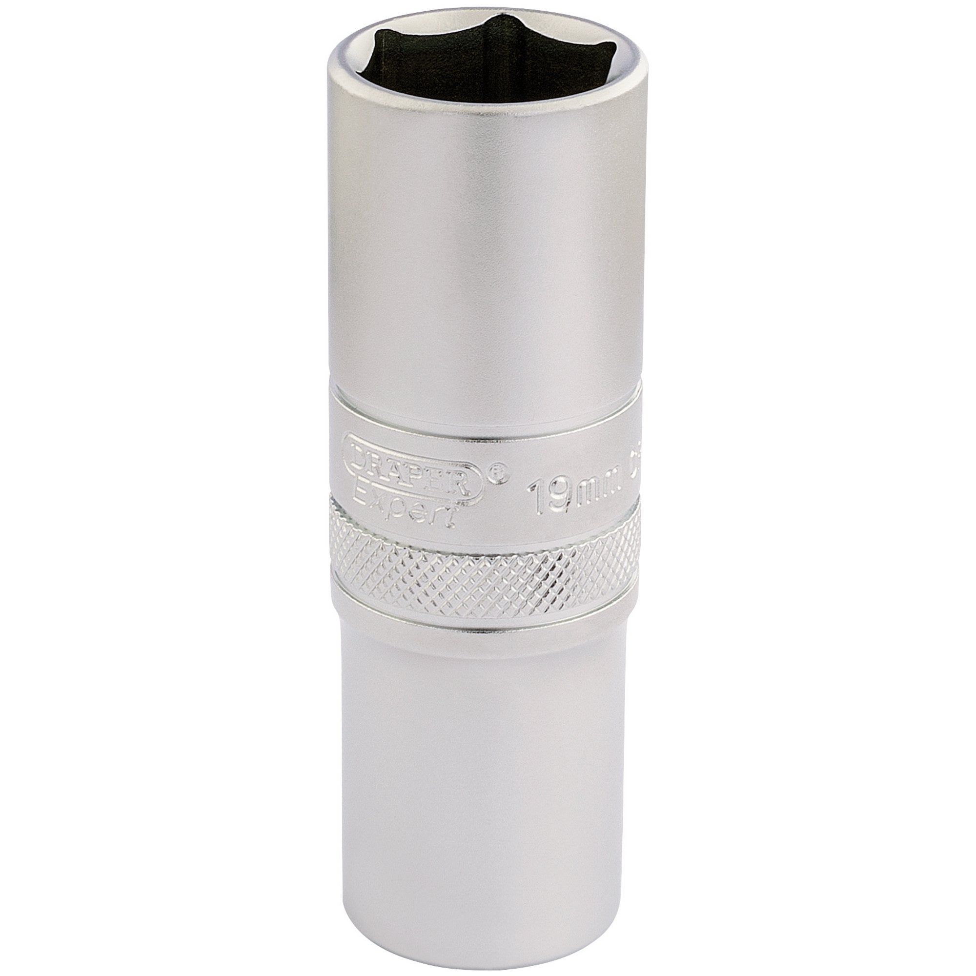 6-Point-Metric-Deep-Socket,-1/2"-Sq.-Dr.,-19mm