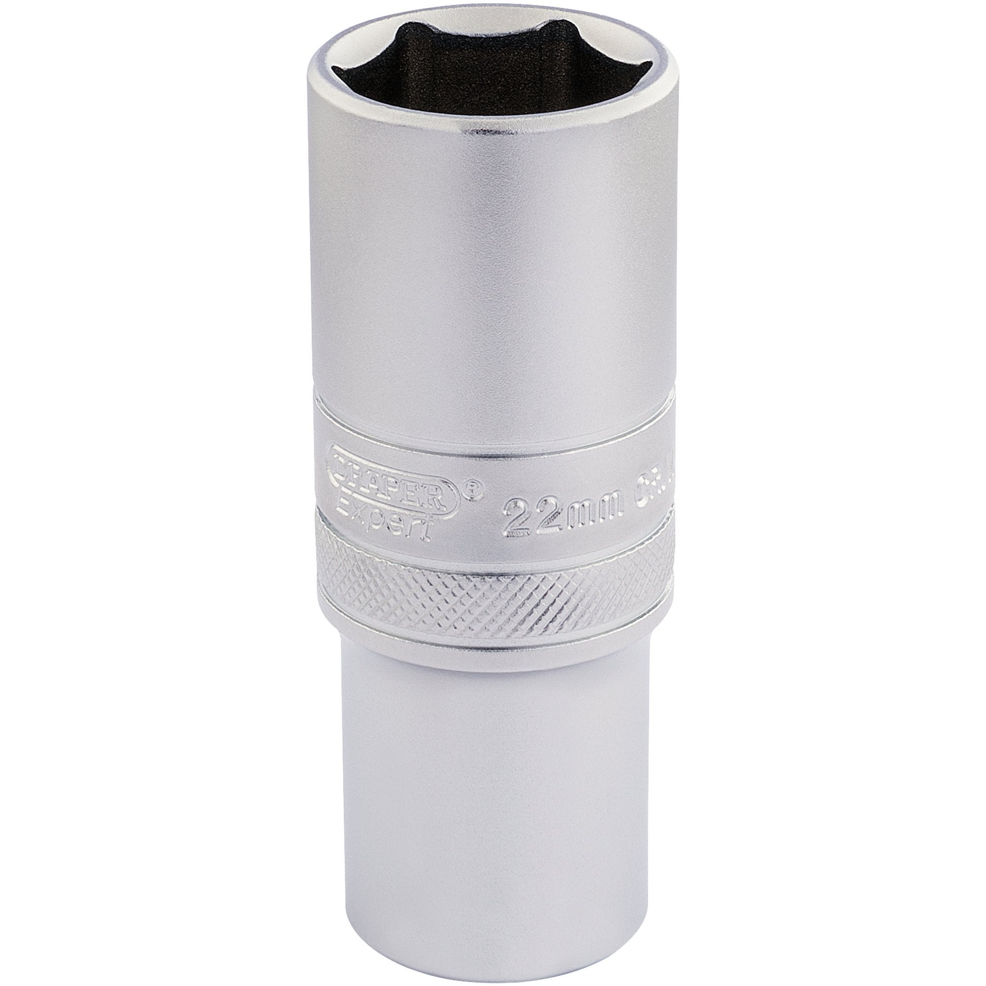 6-Point-Metric-Deep-Socket,-1/2"-Sq.-Dr.,-22mm