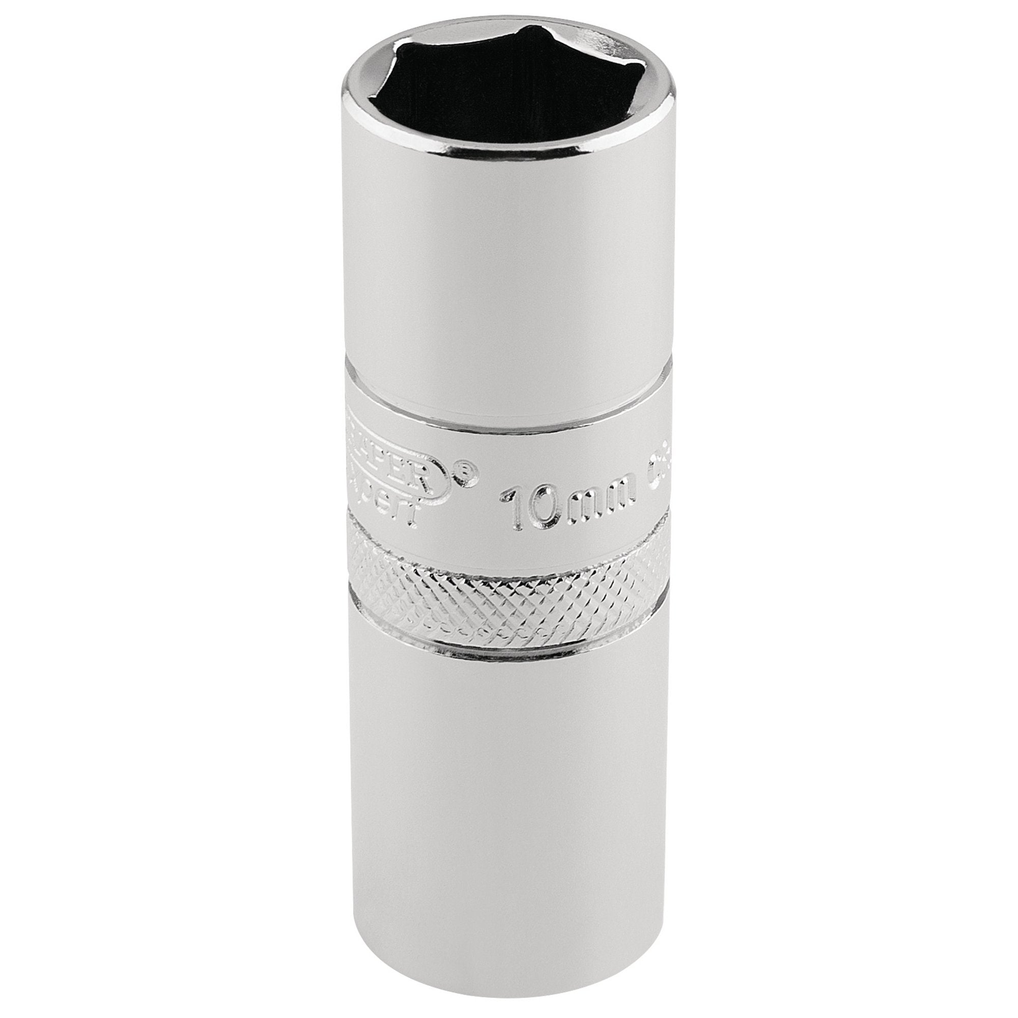 10mm-Thread-6-Point-Spark-Plug-Socket,-1/2"-Sq.-Dr.,-16mm