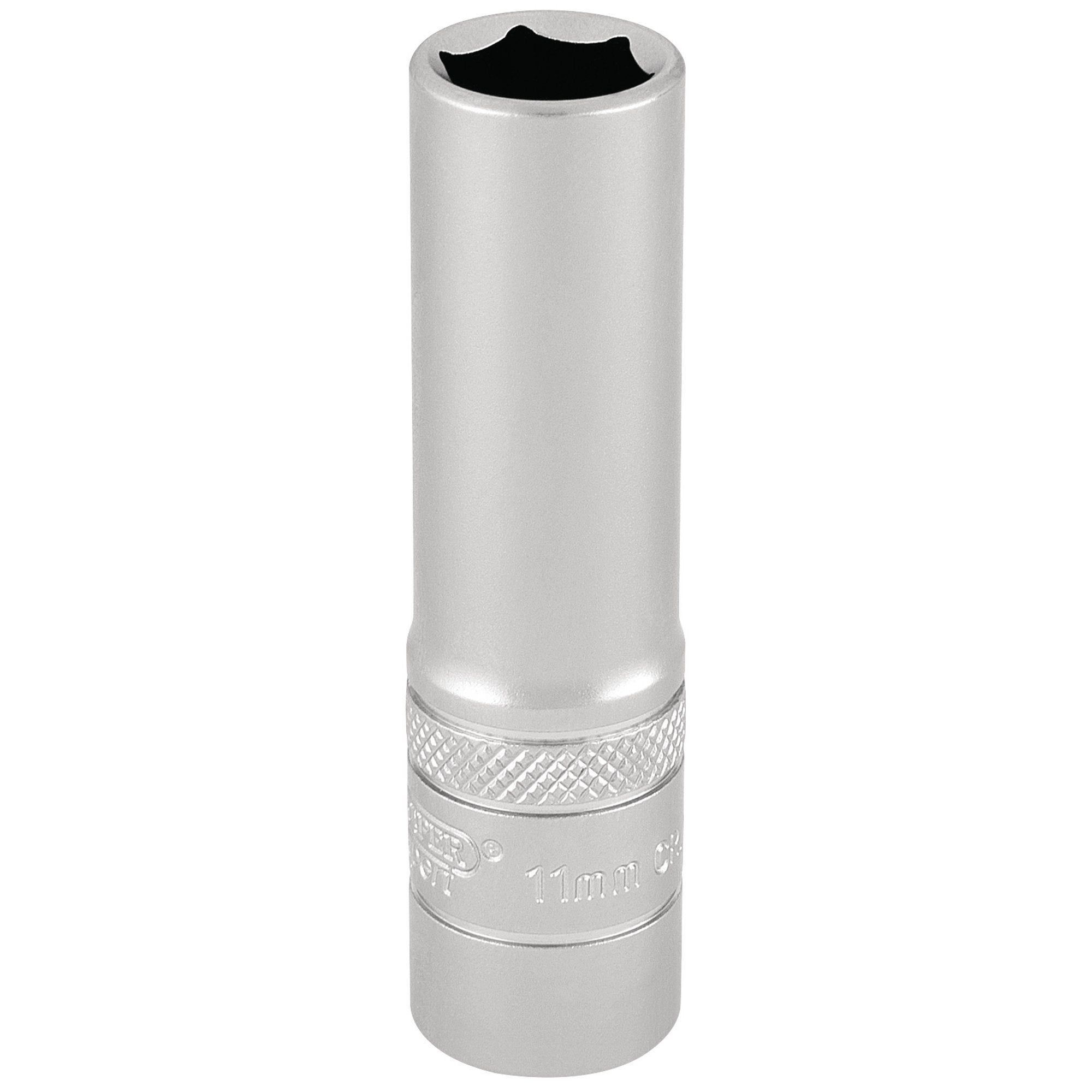 Draper-HI-TORQ®-6-Point-Deep-Socket,-3/8"-Sq.-Dr.,-11mm