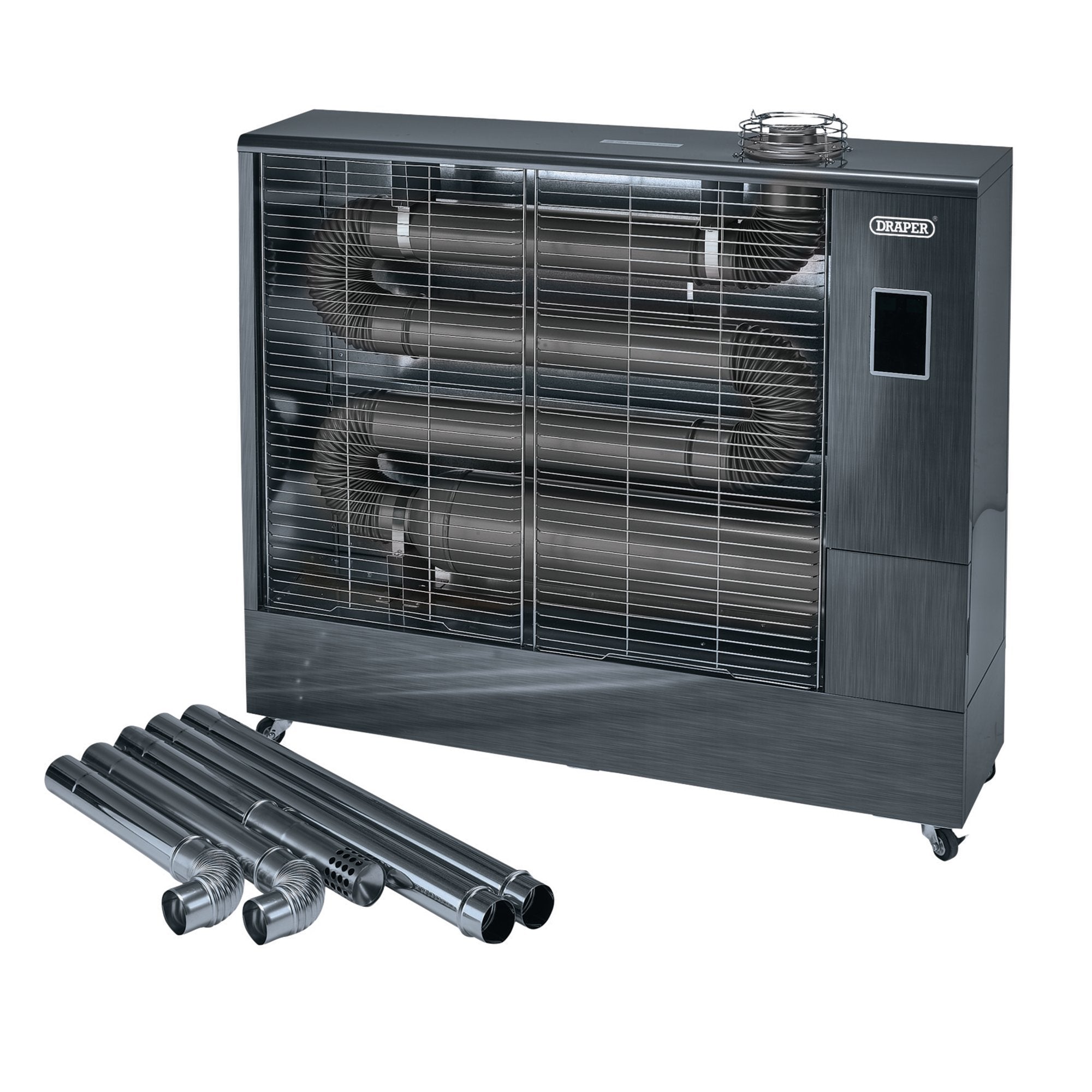 230V-Far-Infrared-Diesel-Heater-with-Flue-Kit,-67,500-BTU/19.8kW