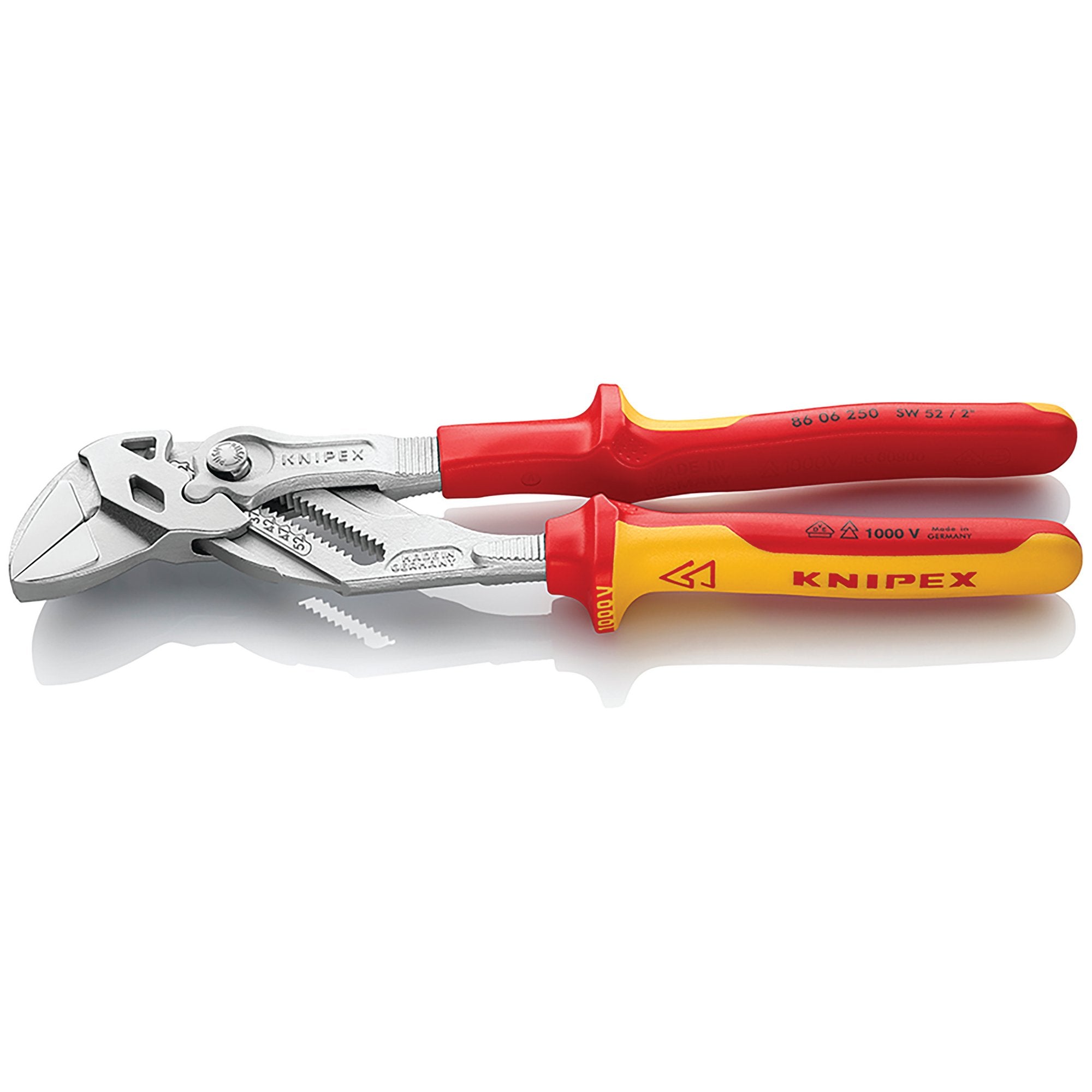 KNIPEX-86-06-250-SB-VDE-Pliers-Wrench,-250mm
