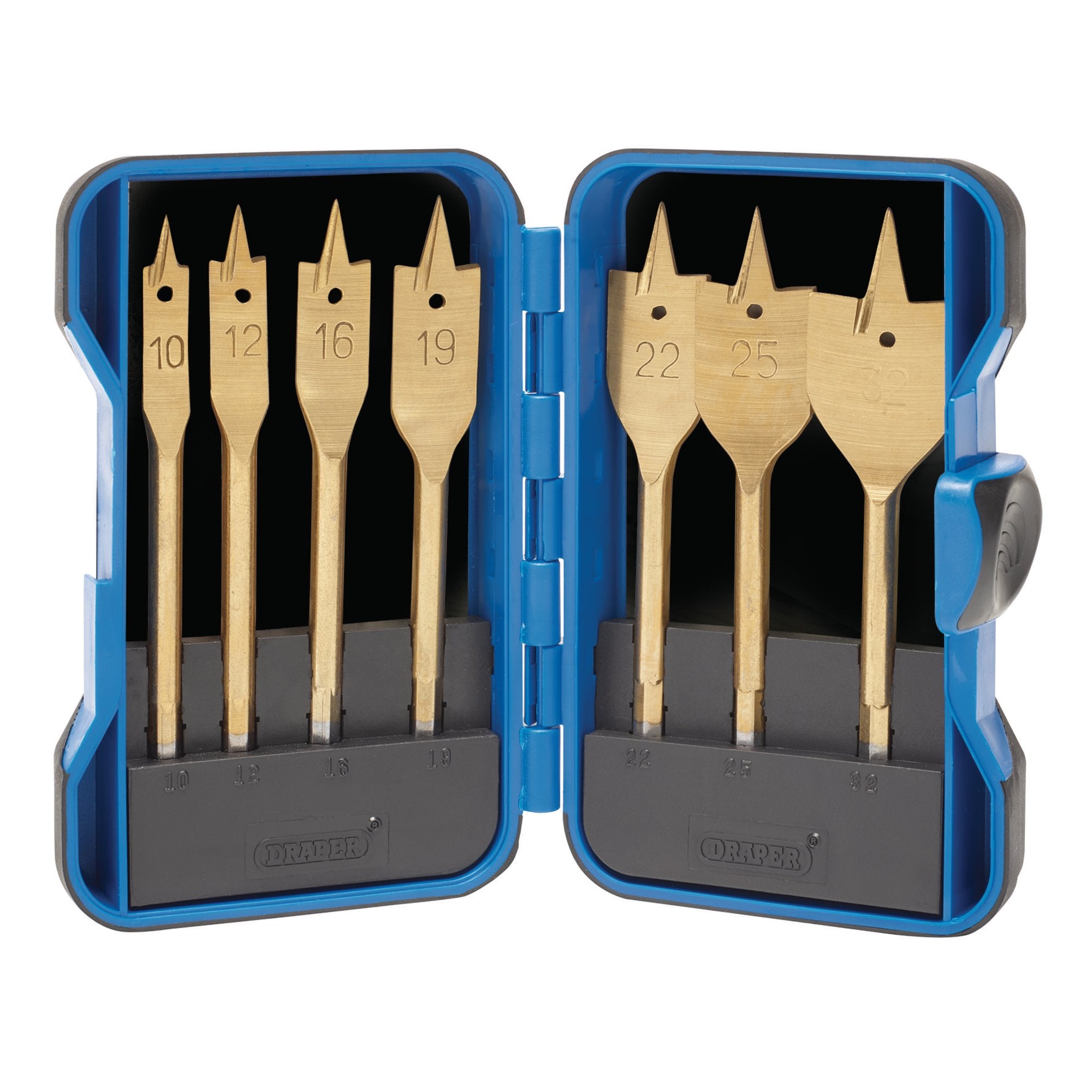 Titanium-Nitride-Coated-Flat-Wood-Bit-Set-(7-Piece)