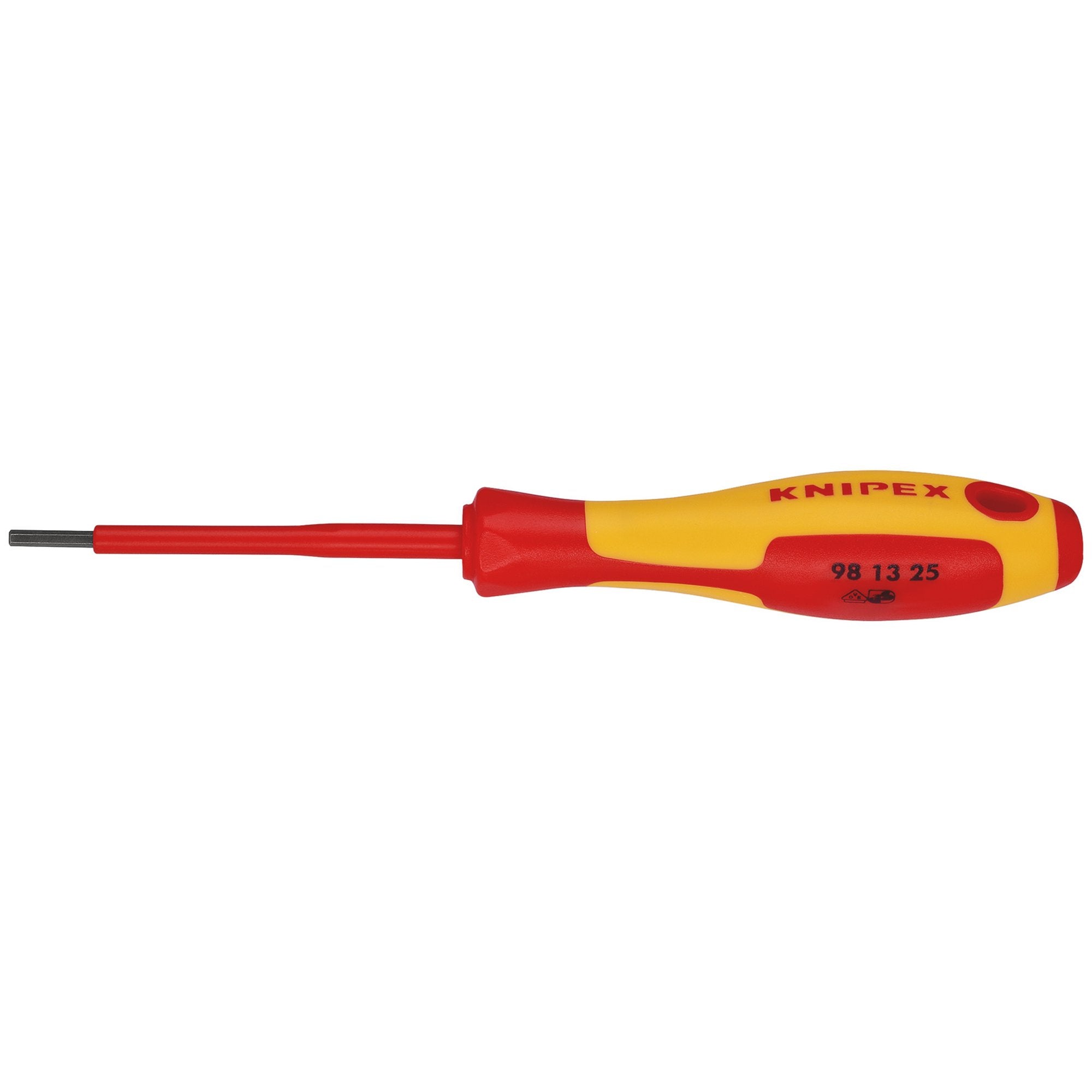 KNIPEX-98-13-25-VDE-Insulated-Hexagon-Screwdriver,-2.5-x-75mm