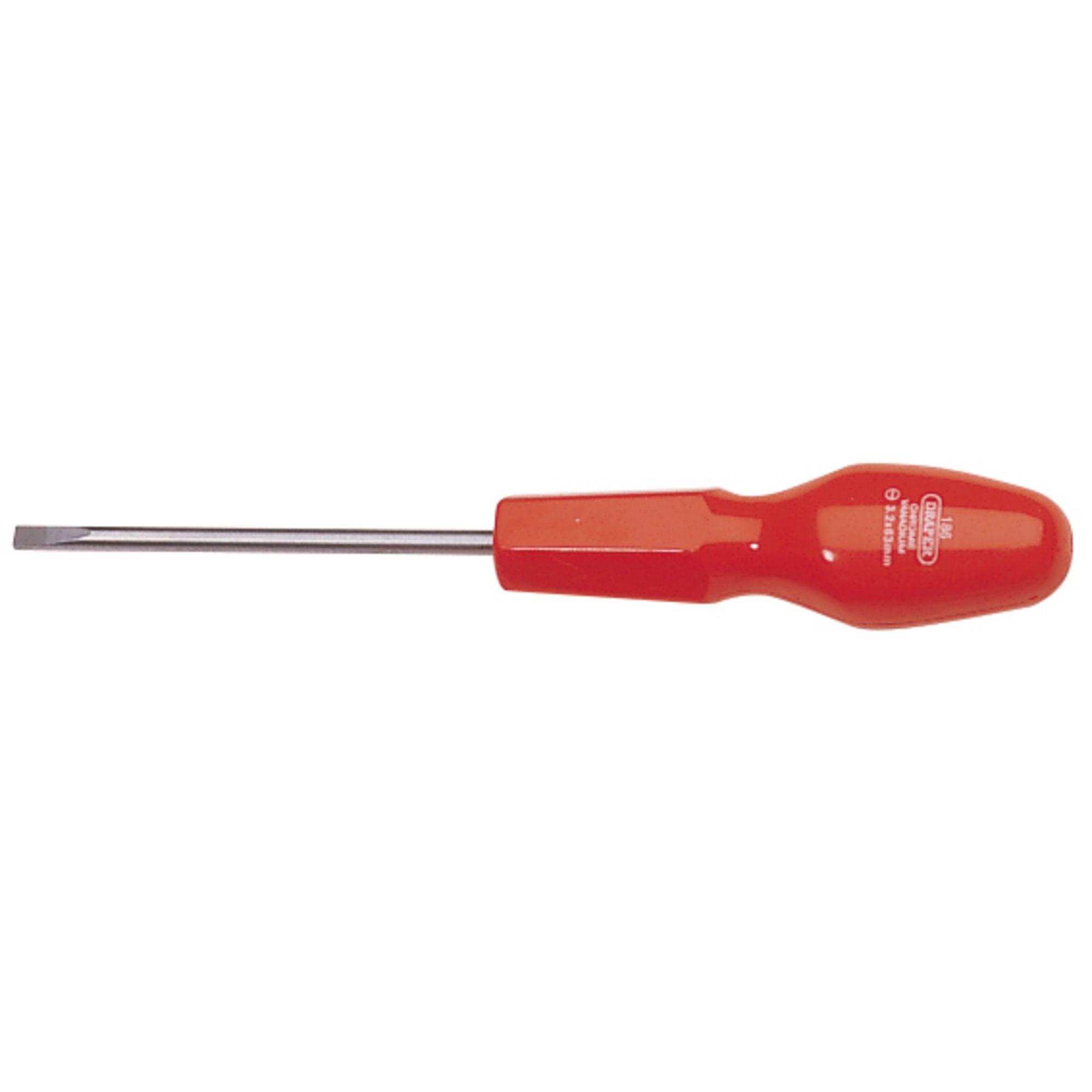 Plain-Slot-Flared-Tip-Cabinet-Pattern-Screwdriver,-3.2-x-63mm-(Sold-Loose)