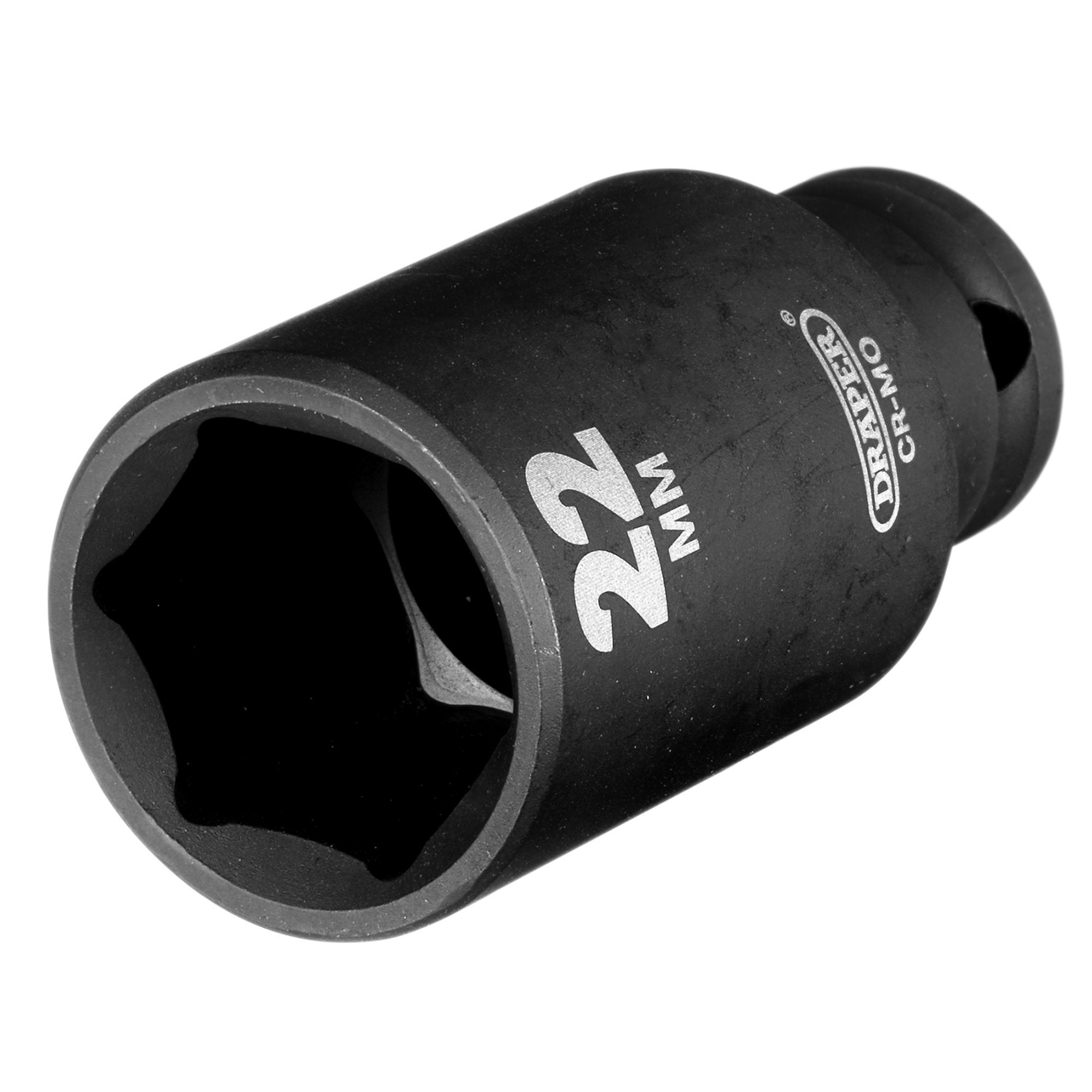 Draper-HI-TORQ®-Metric-Deep-Impact-Socket,-3/8"-Sq.-Dr.,-22mm