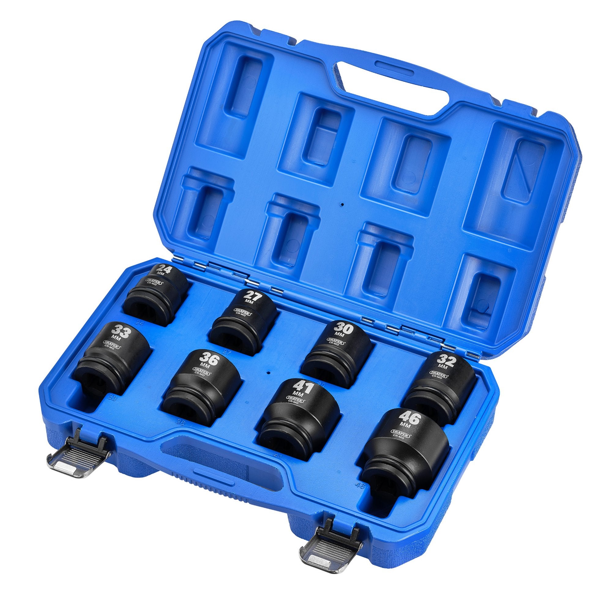 Draper-HI-TORQ®-Metric-Impact-Socket-Set,-3/4"-Sq.-Dr.-(8-Piece)