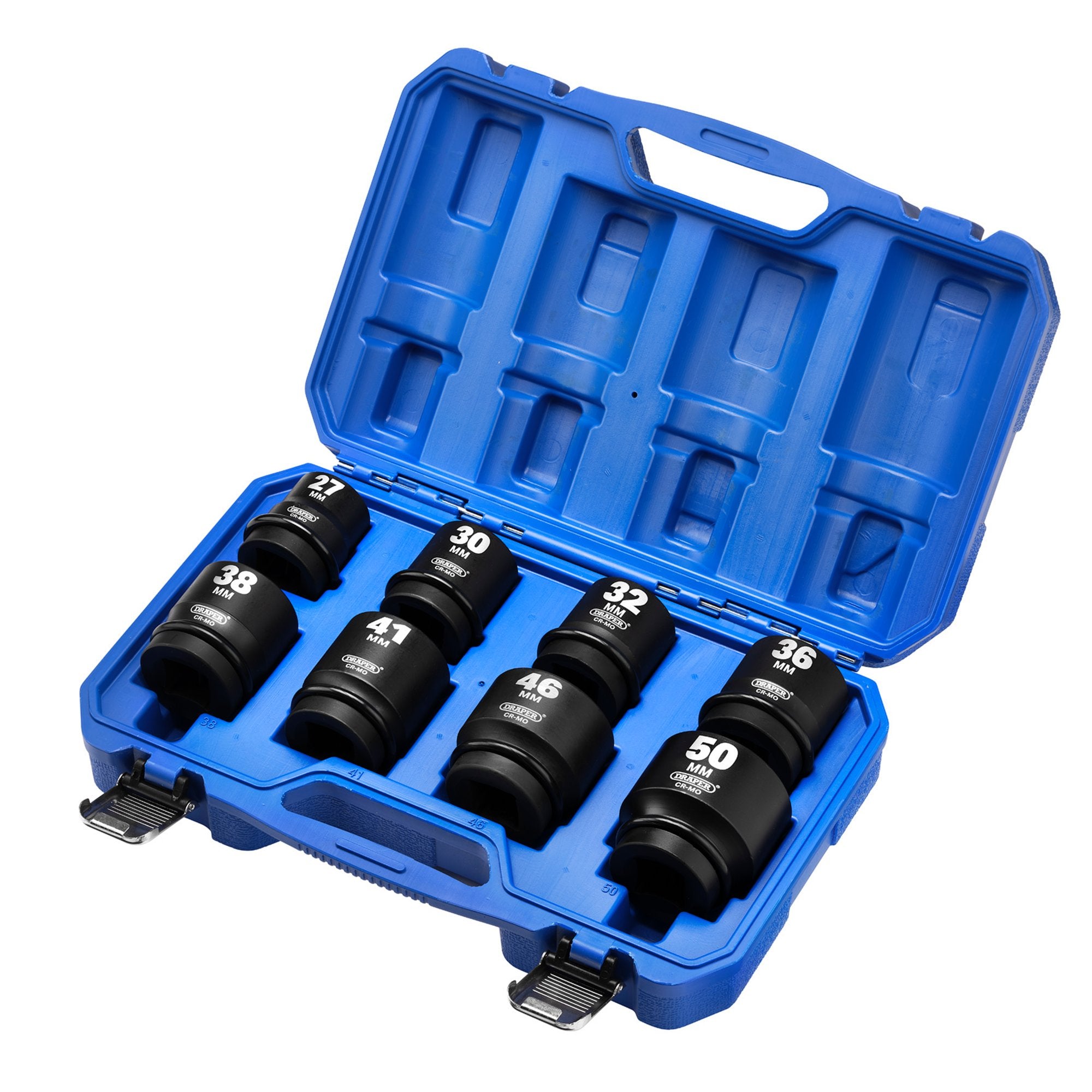 Draper-HI-TORQ®-Metric-Impact-Socket-Set,-1"-Sq.-Dr.-(8-Piece)