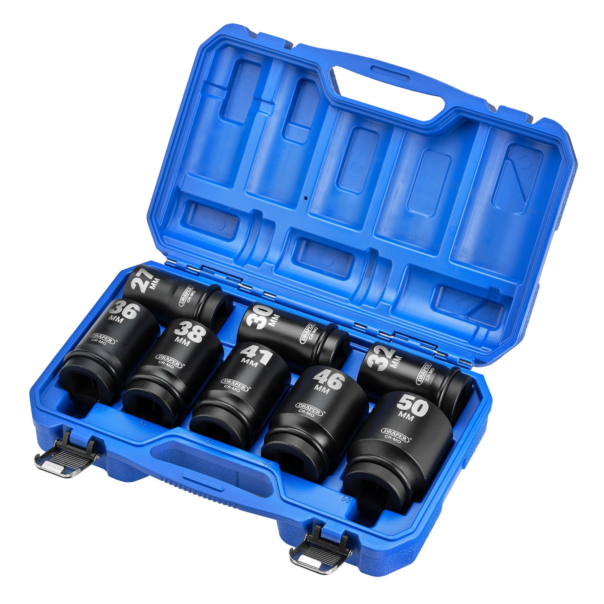 Draper-HI-TORQ®-Metric-Deep-Impact-Socket-Set,-1"-Sq.-Dr.-(8-Piece)