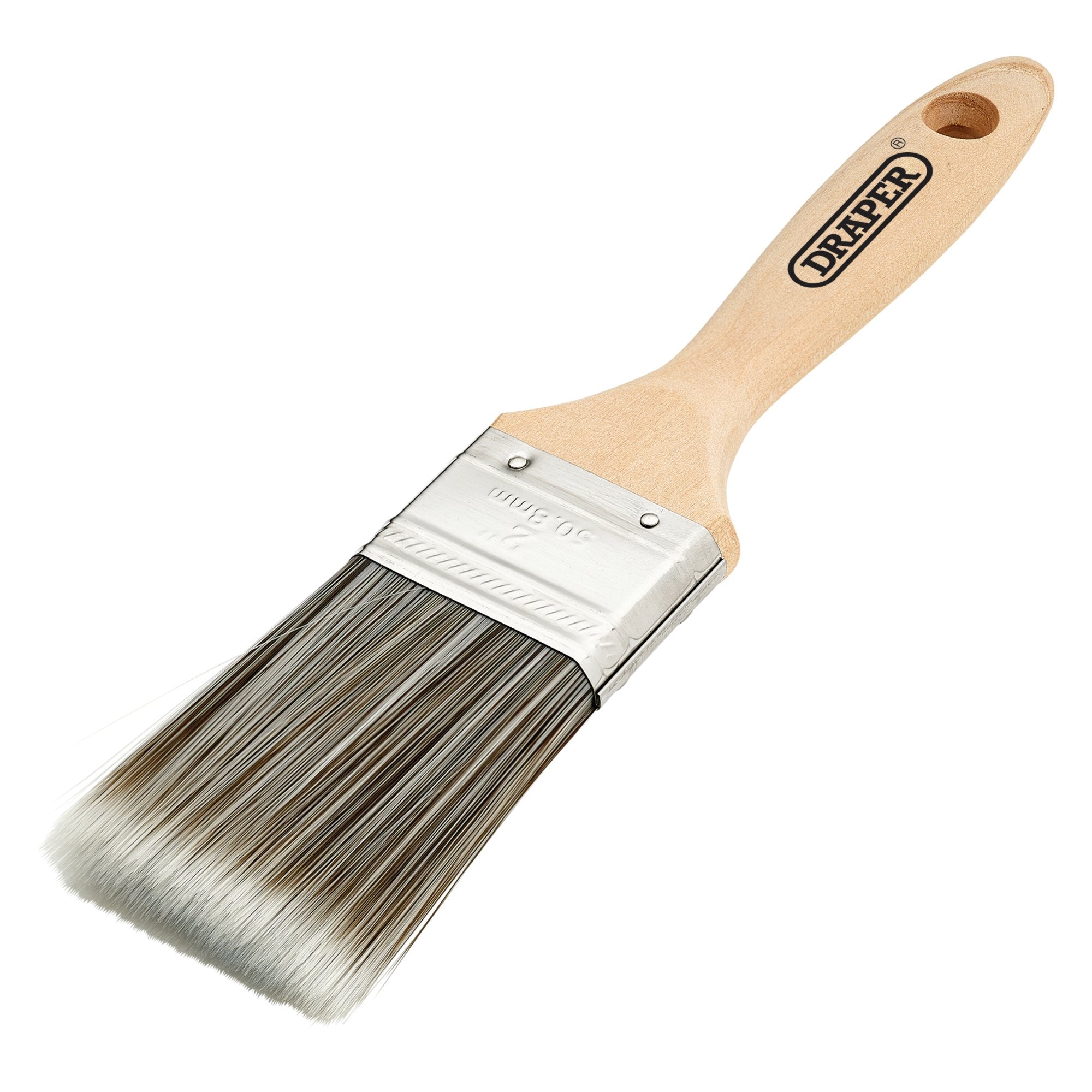 Paint-Brush-with-Wood-Handle,-2"