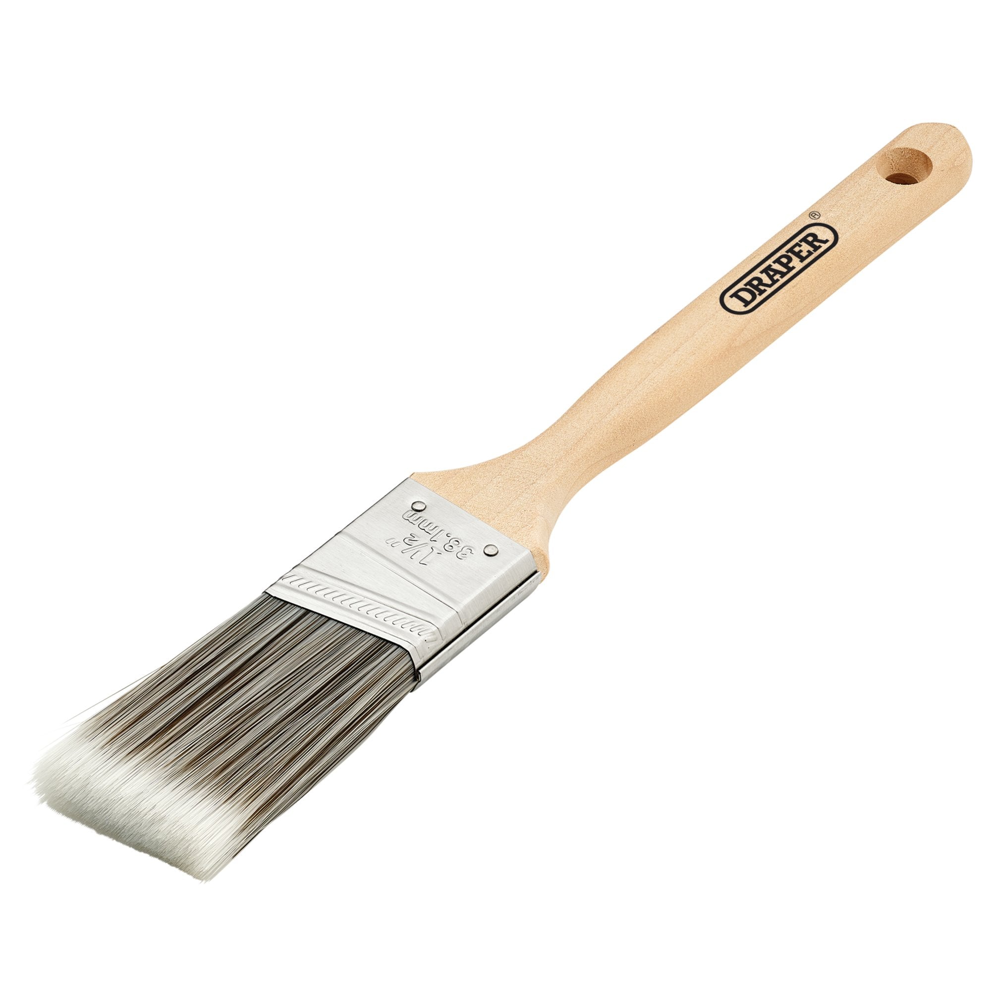 Angled-Paint-Brush-with-Wood-Handle,-1.5"