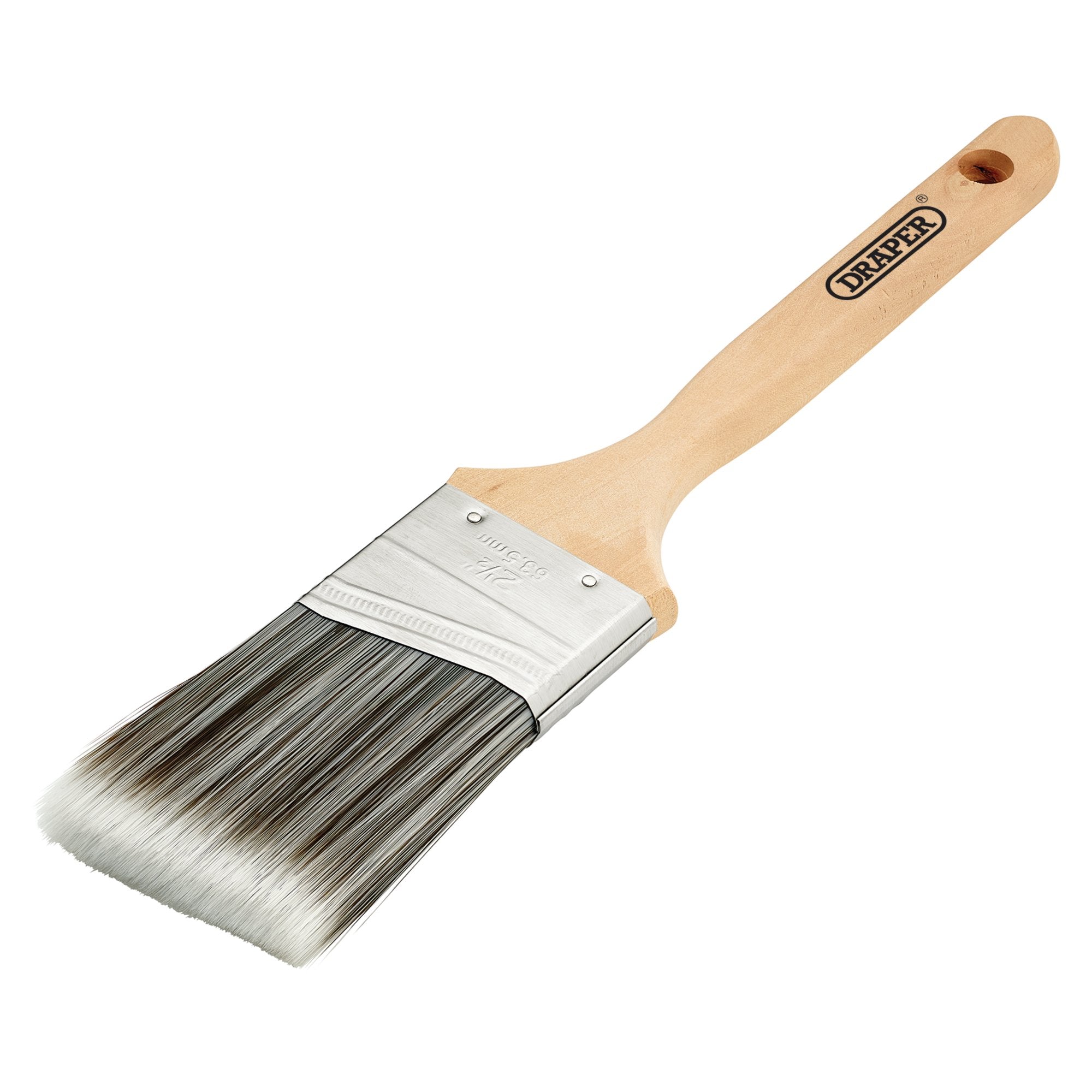 Angled-Paint-Brush-with-Wood-Handle,-2.5"