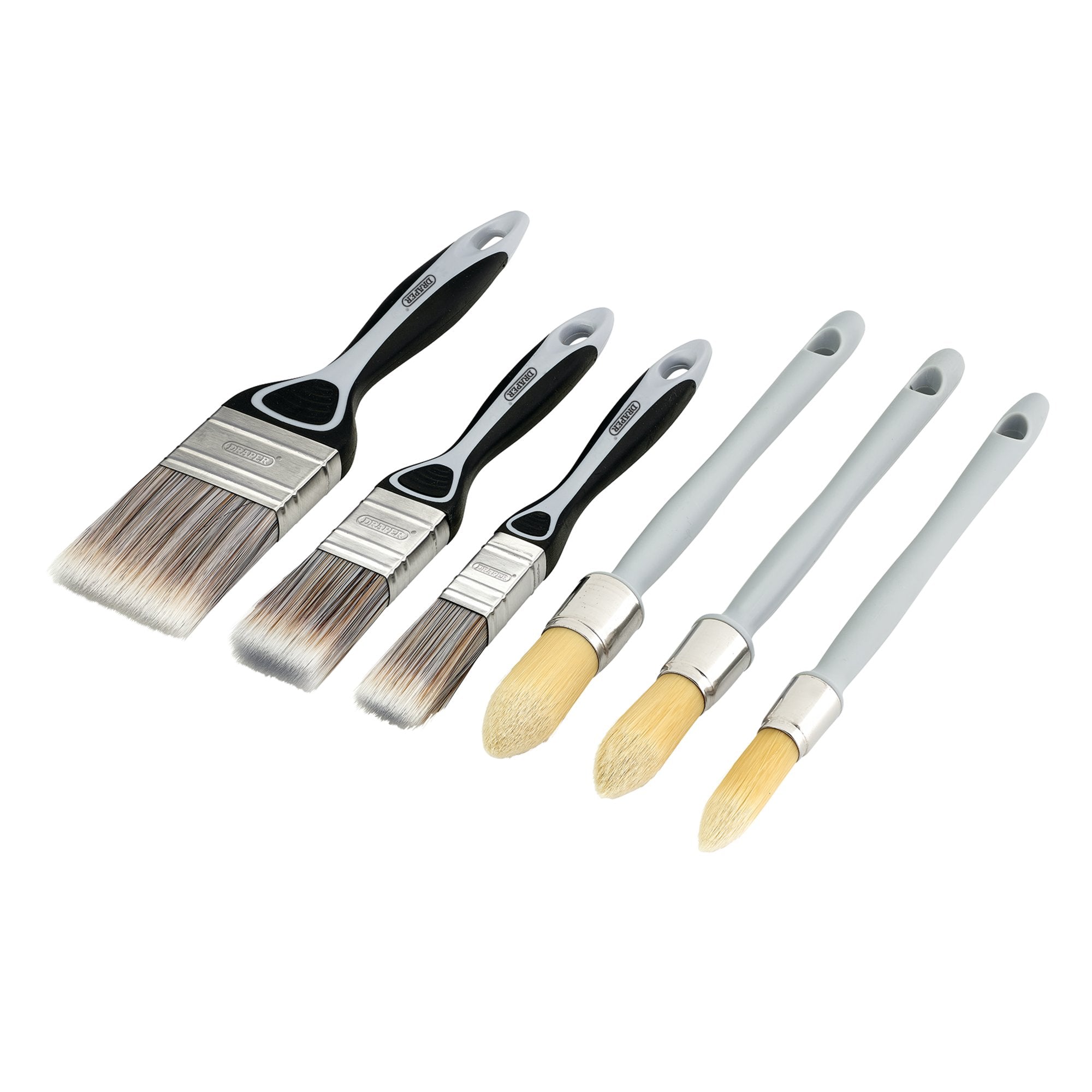 Flat-and-Round-Sash-Paint-Brush-Set-(6-Piece)