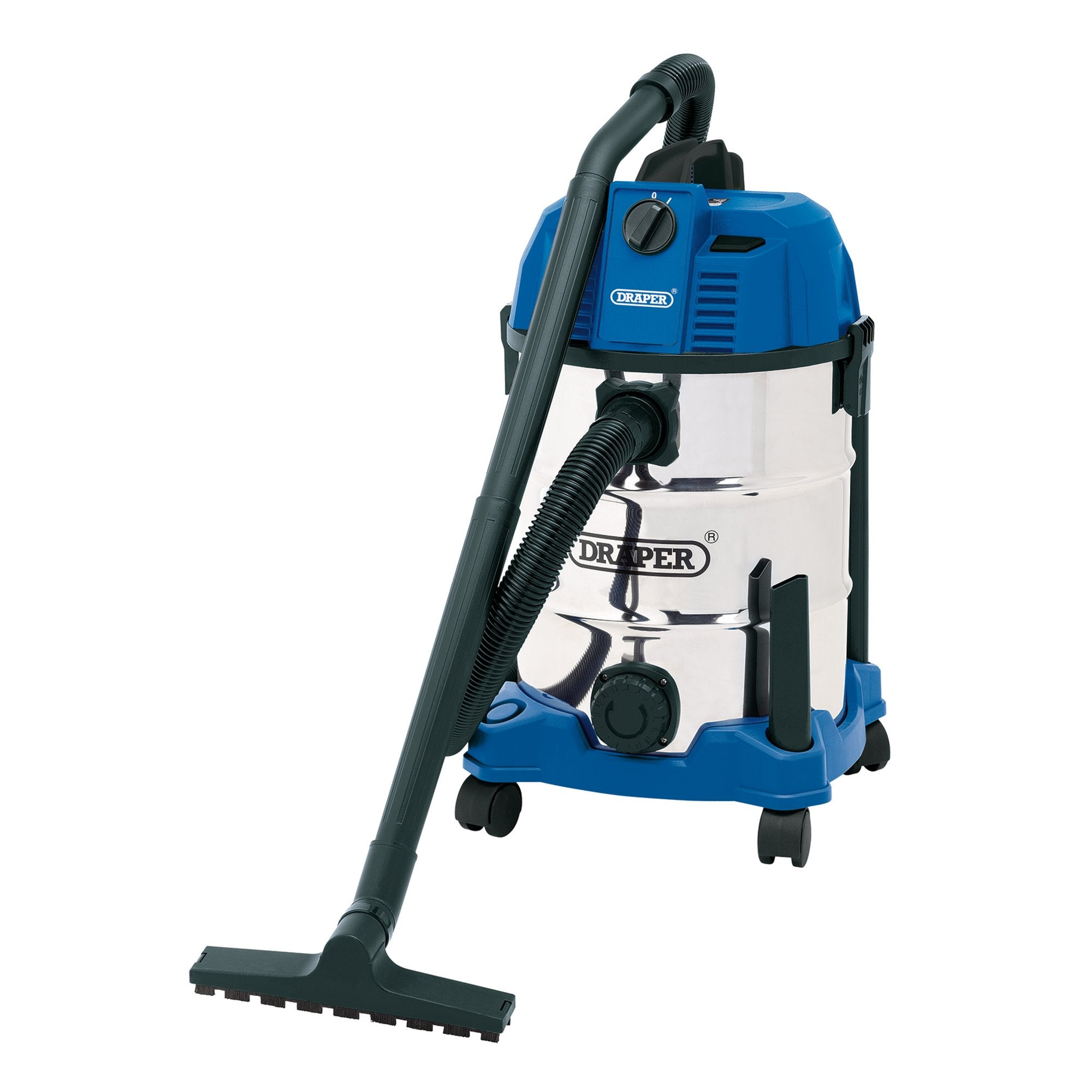 Wet-and-Dry-Vacuum-Cleaner-with-Stainless-Steel-Tank,-30L,-1600W