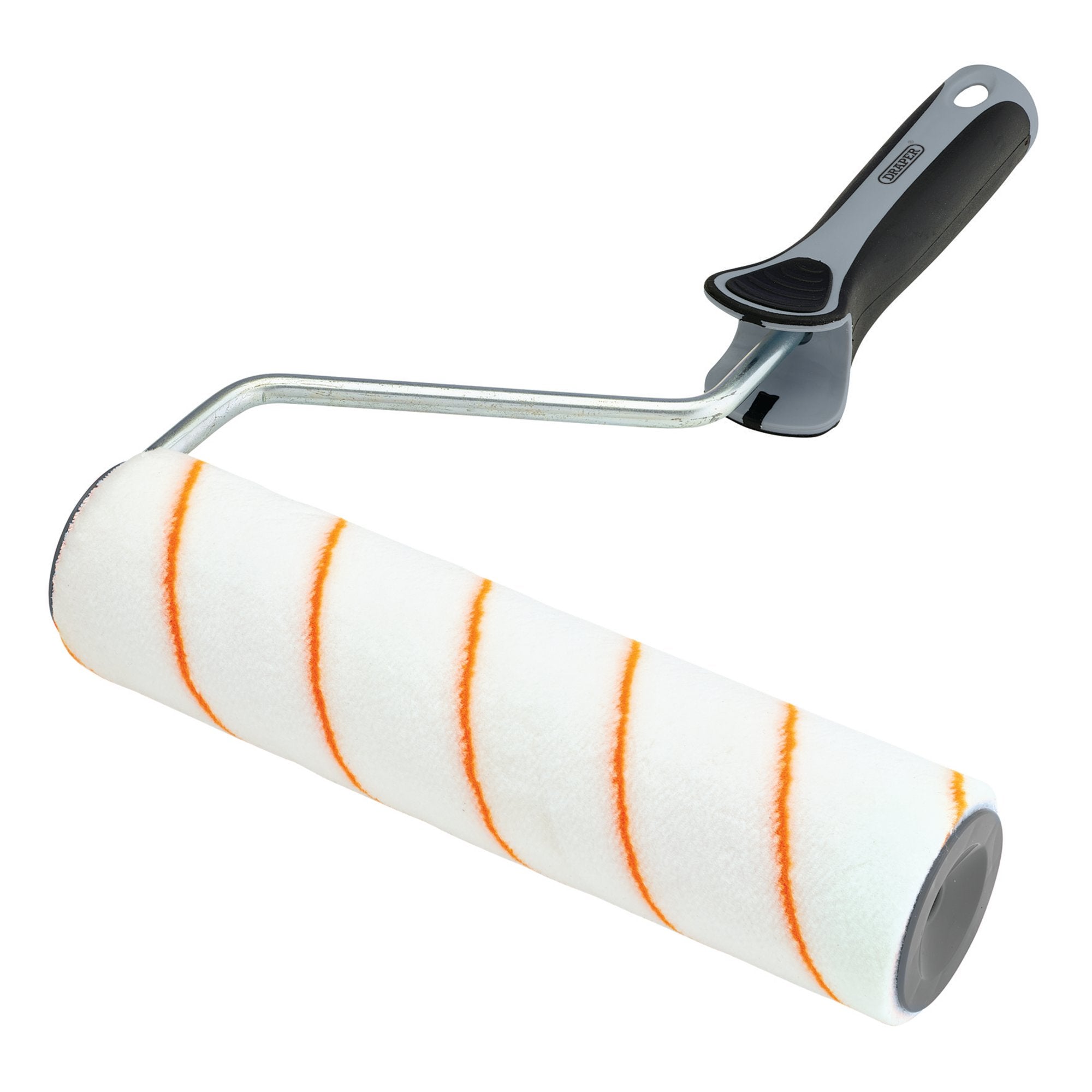 Short-Pile-Polyester-Paint-Roller-with-Soft-Grip-Handle,-9"/230mm