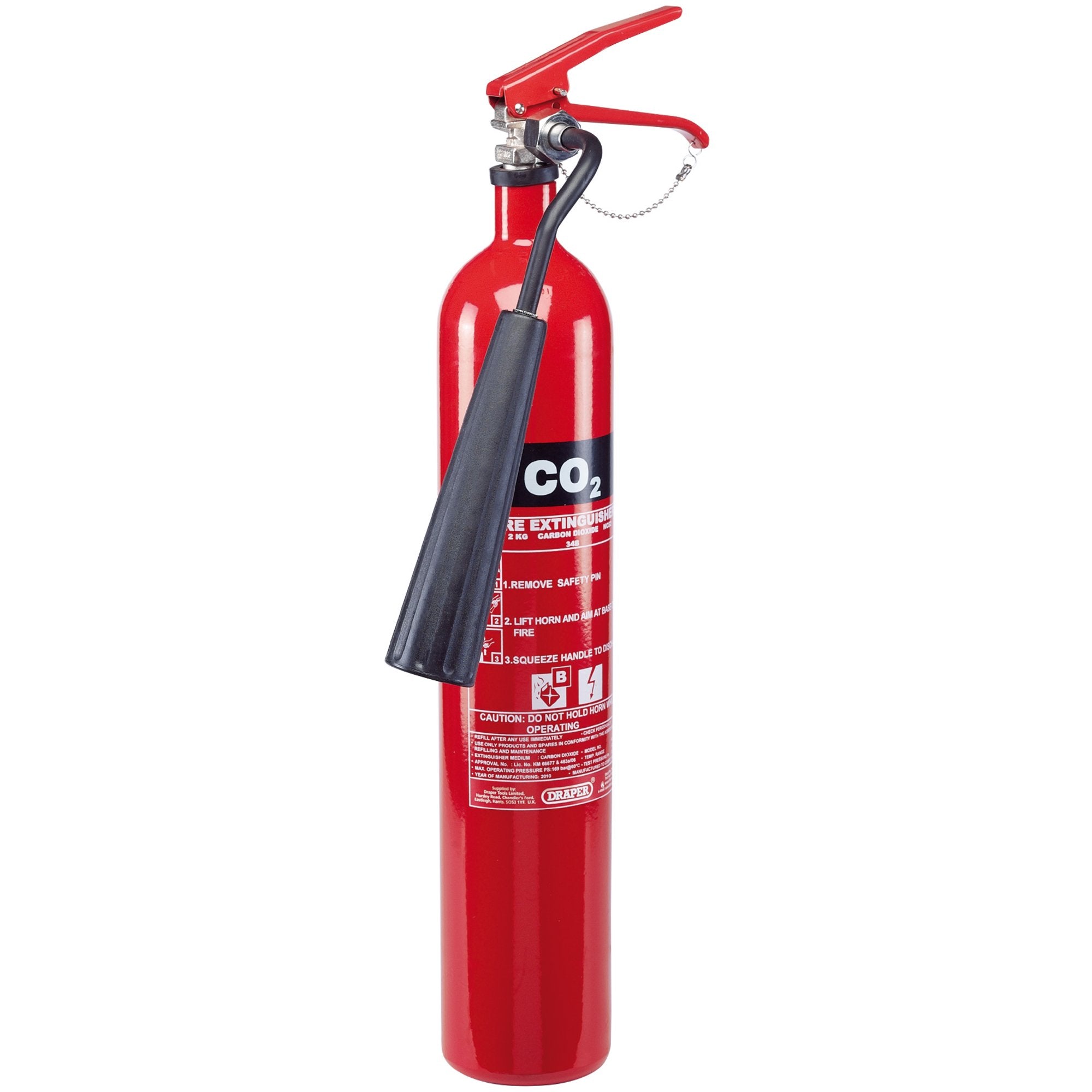 Carbon-DiOxide-Fire-Extinguisher,-2kg