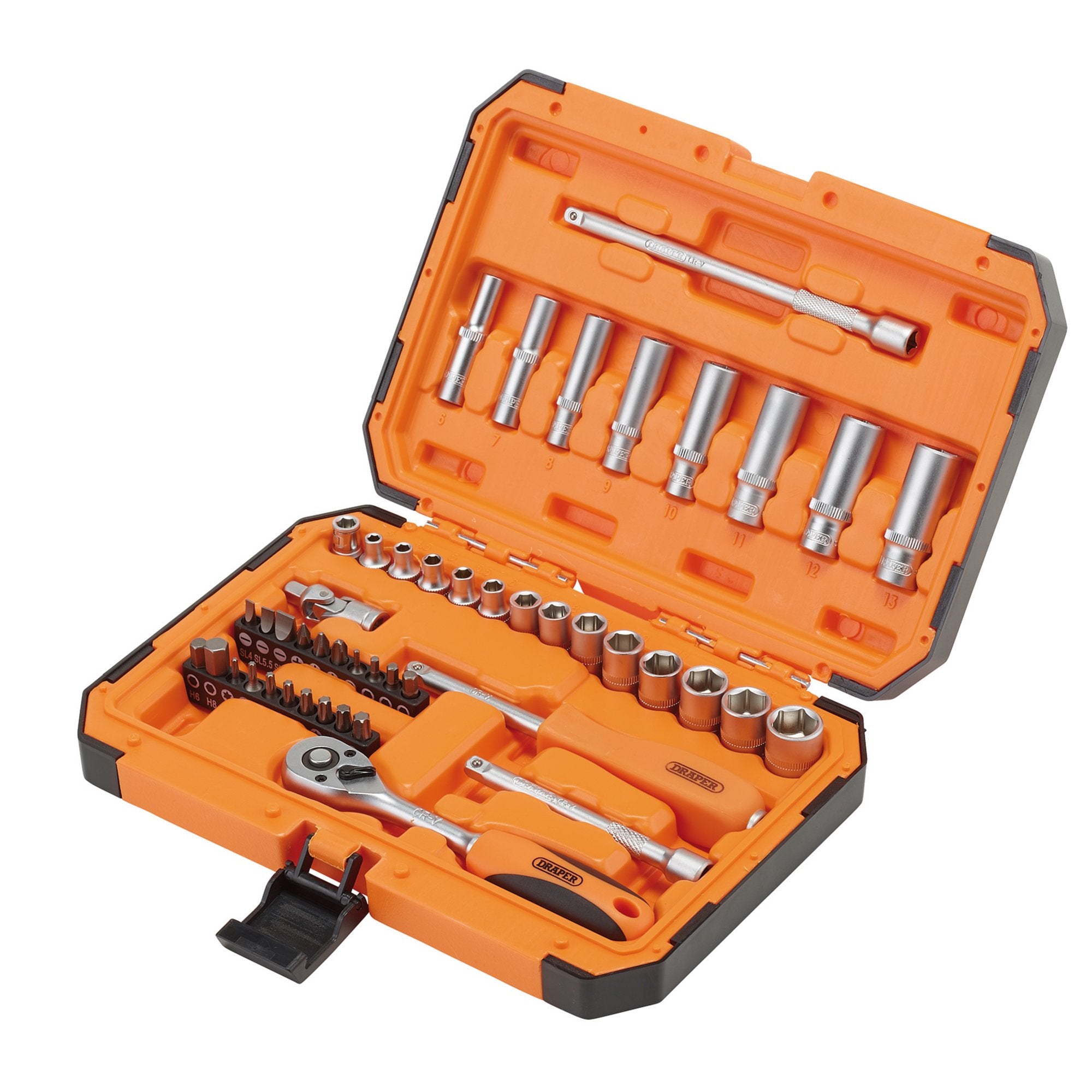 HI-TORQ®-6-Point-Socket-Set,-1/4"-(47-Piece)