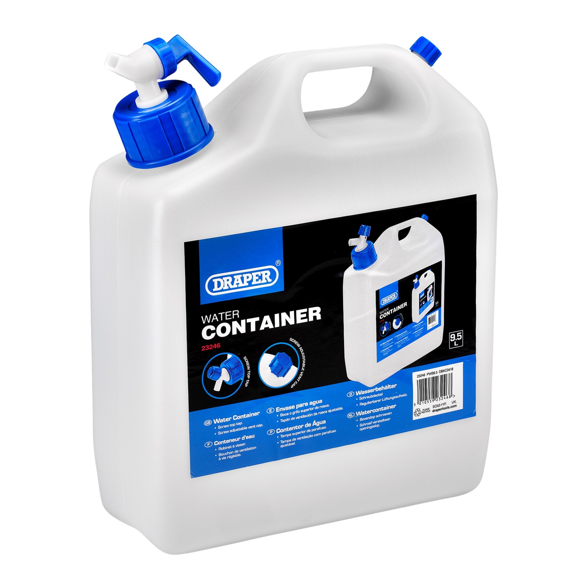 Water-Container-with-Tap,-9.5L