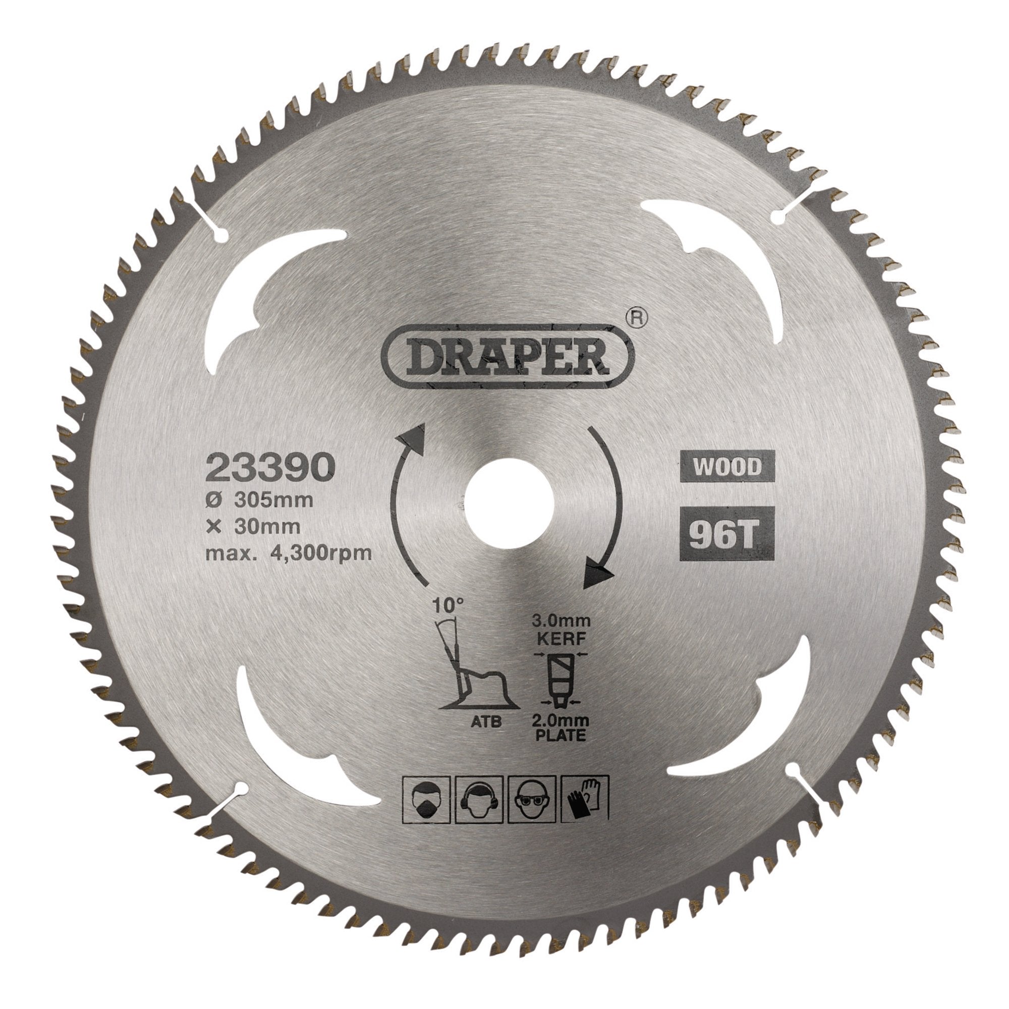 TCT-Circular-Saw-Blade-for-Wood,-305-x-30mm,-96T