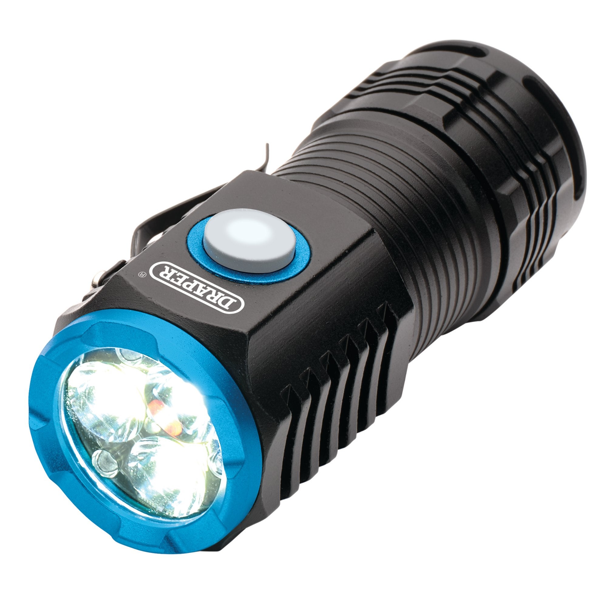 LED-Rechargeable-Pocket-Torch,-3-x-8W,-1800-Lumens,-USB-C-Cable-Supplied