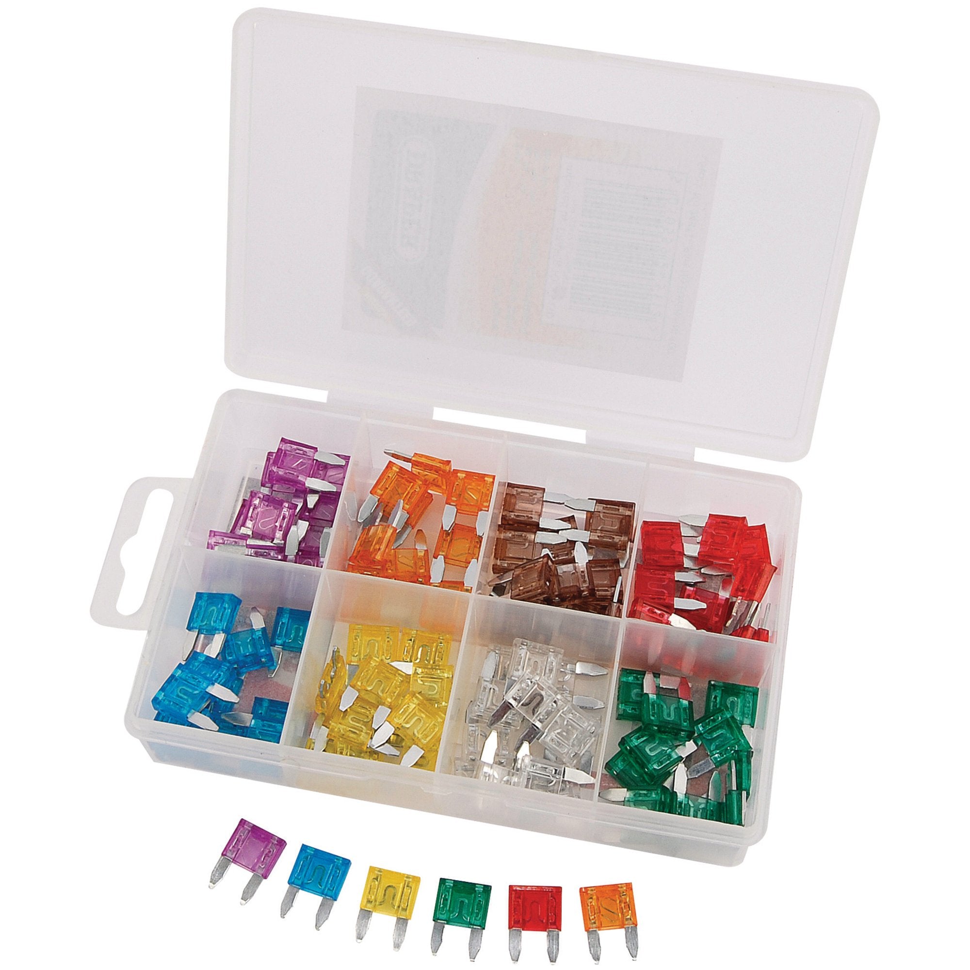 Mini-Automotive-Plug-In-Fuse-Assortment-(100-Piece)